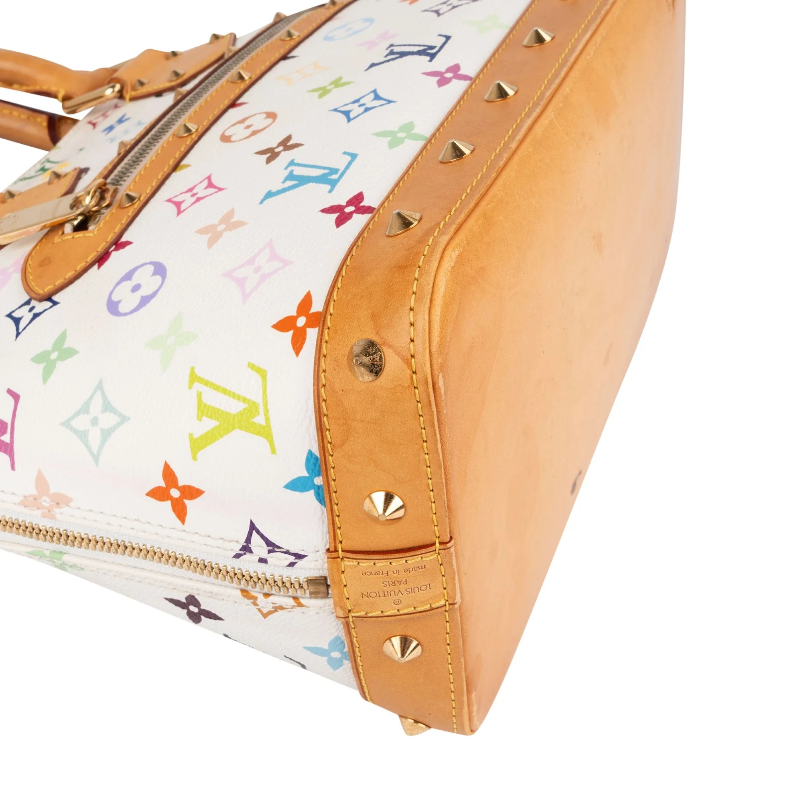 Louis Vuitton Canvas Monogram Murakami Multicolor Alma PM Handbag