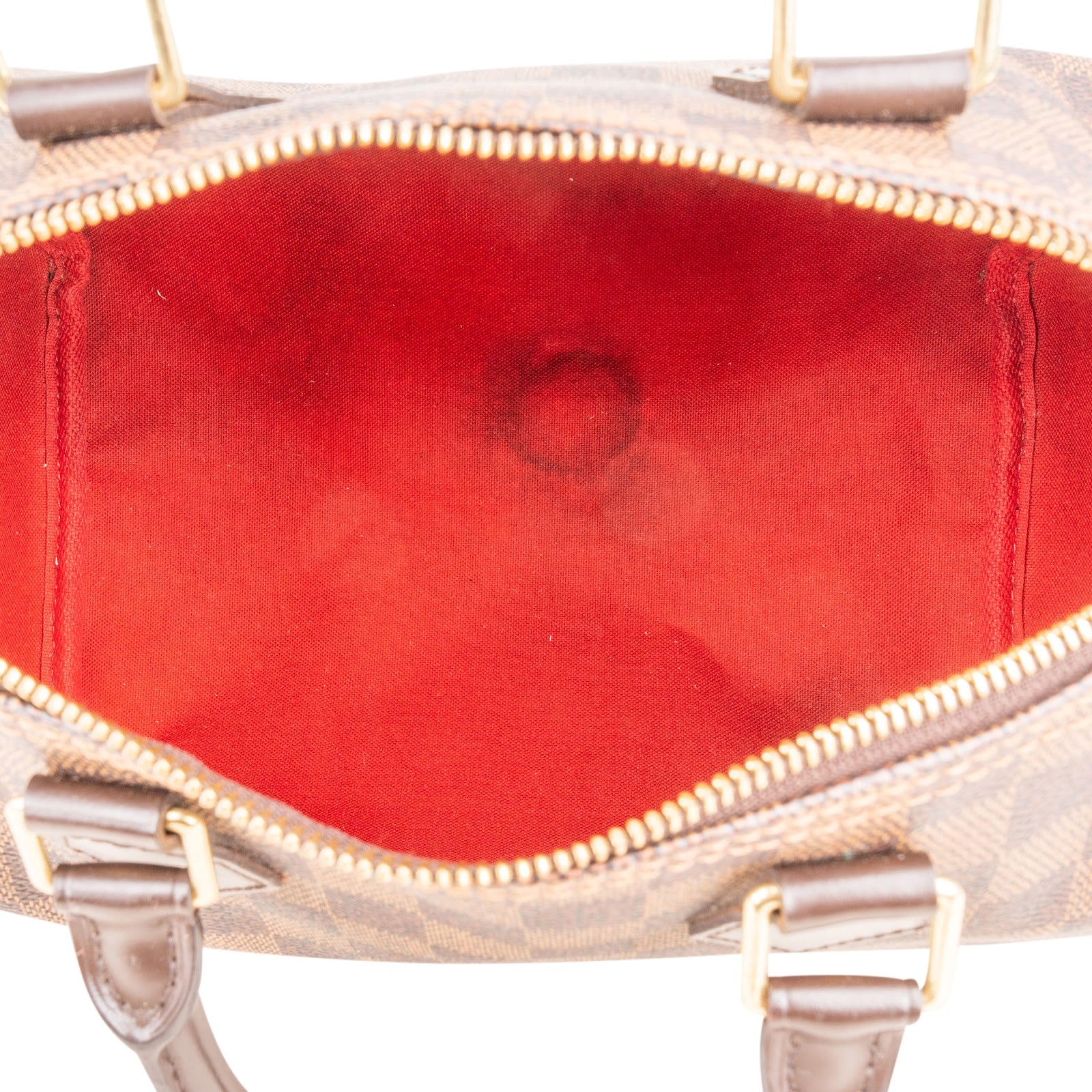 Louis Vuitton Monogram Damier Ebene Speedy 25 Boston Bag