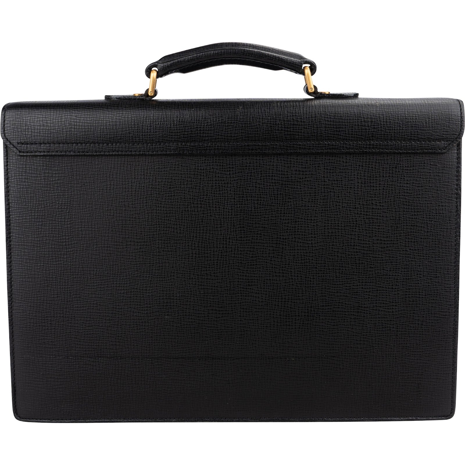 Burberrys Textured Leather Aktentasche