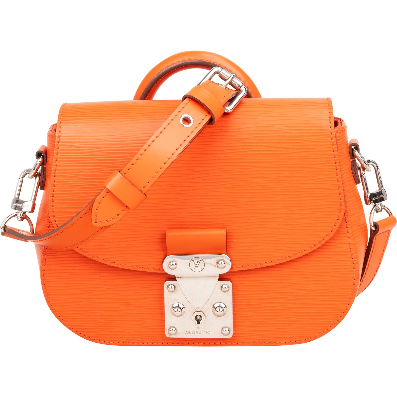 Louis Vuitton Orange Epi Leather Eden PM Shoulder Handbag
