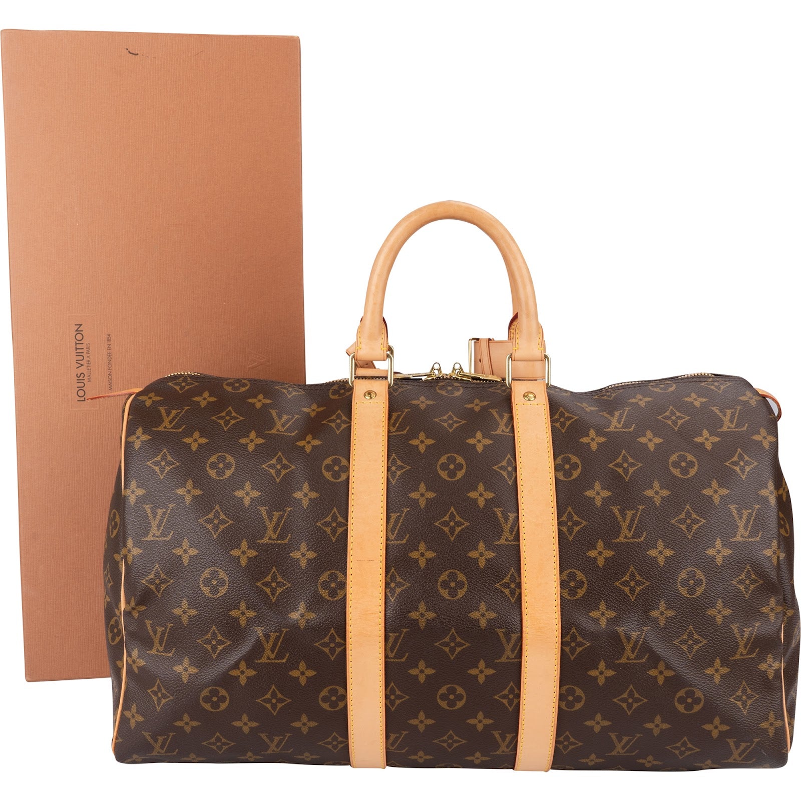 Louis Vuitton Monogram Canvas Keepall 45 Reisetasche