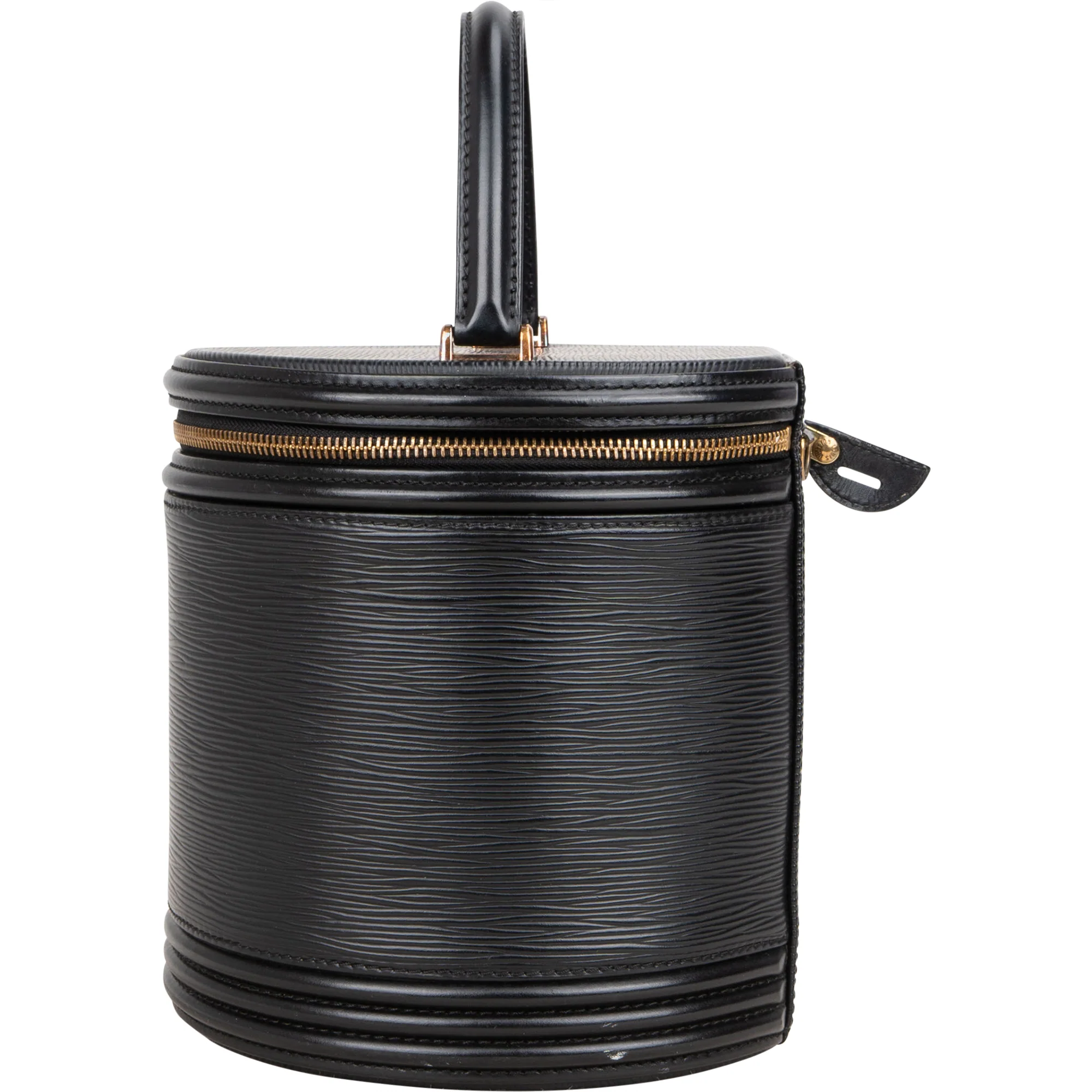 Louis Vuitton Noir Epi Leather Cannes Vanity Handbag