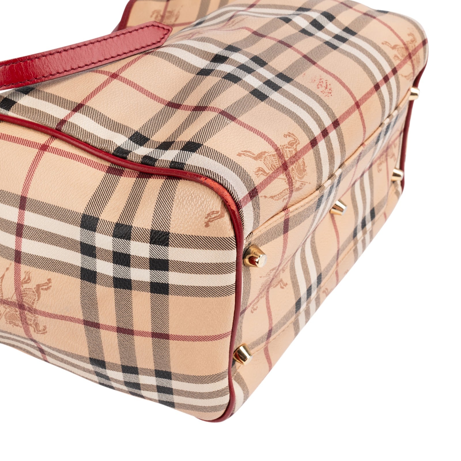 Burberry - Haymarket Check Hobo Schultertasche