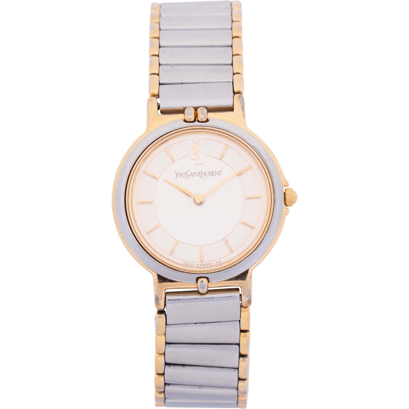 Yves Saint Laurent Two-Tone Classic Damenuhr