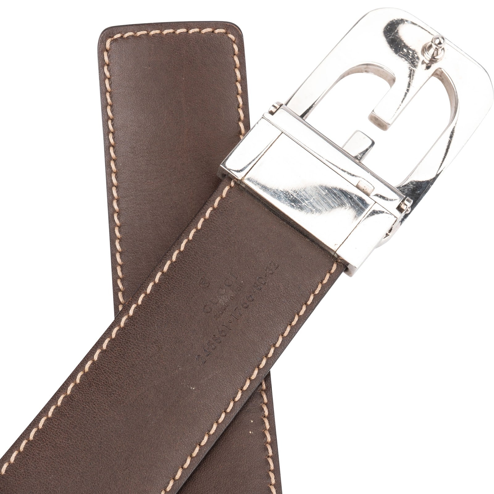 Gucci - GG Reversible G Buckle Belt (80 / 32)