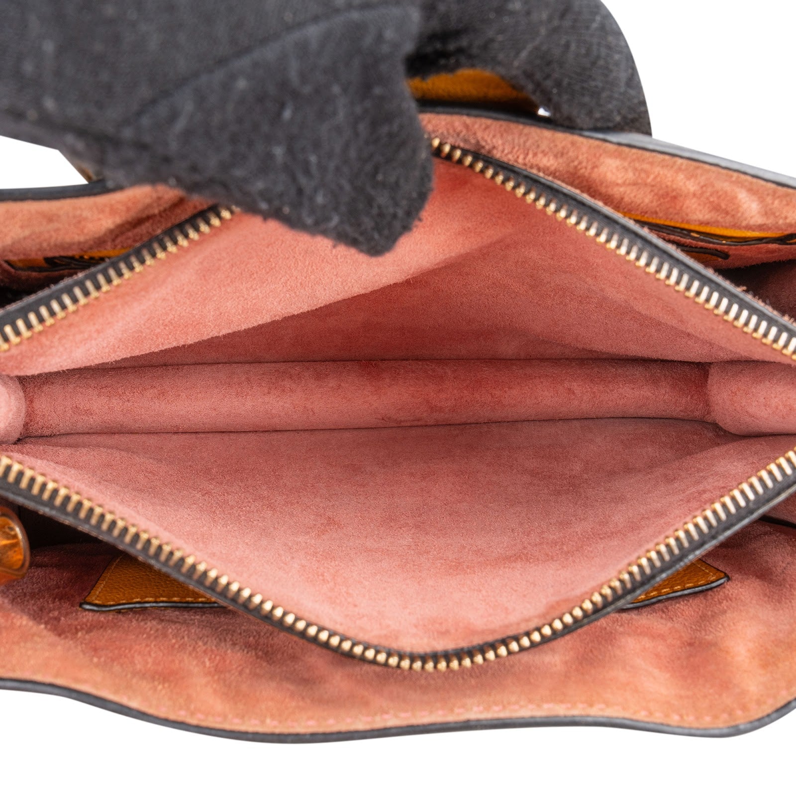 Miu Miu Bicolor Madras Leather Top Handle Handbag