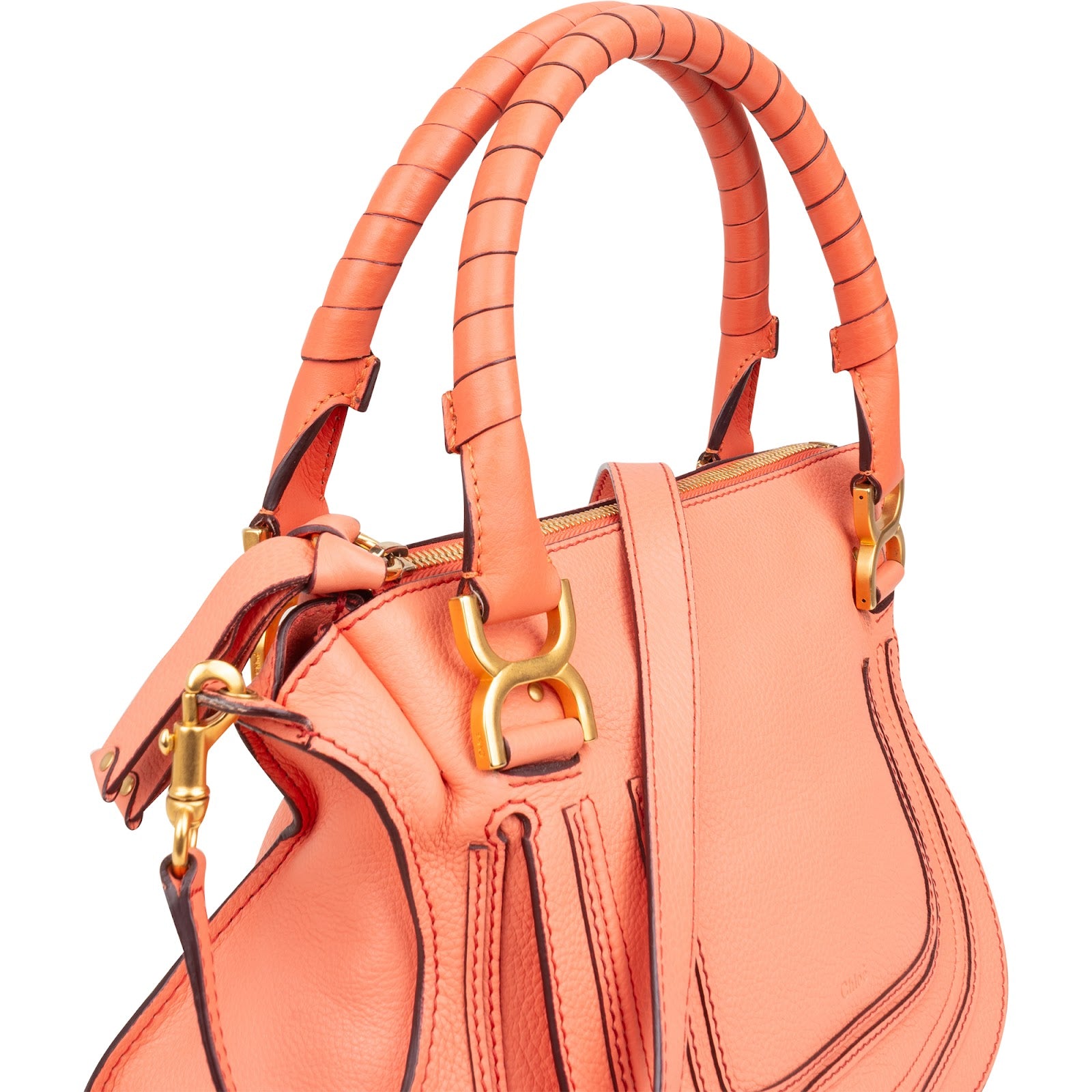 Chloé Grained Calfskin Marcie Shoulder Bag