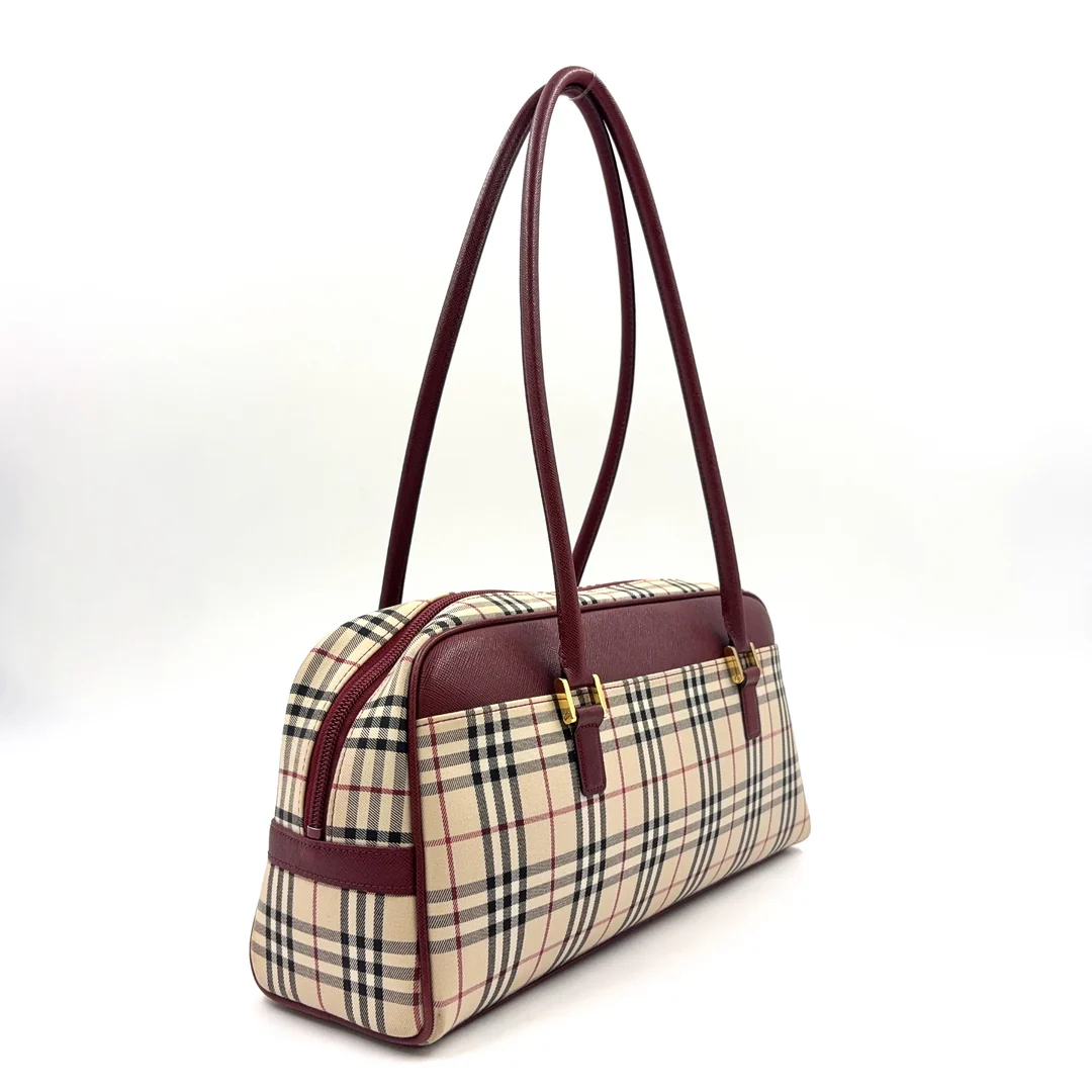 Burberry Shoulder bag multicolor Leather Canvas