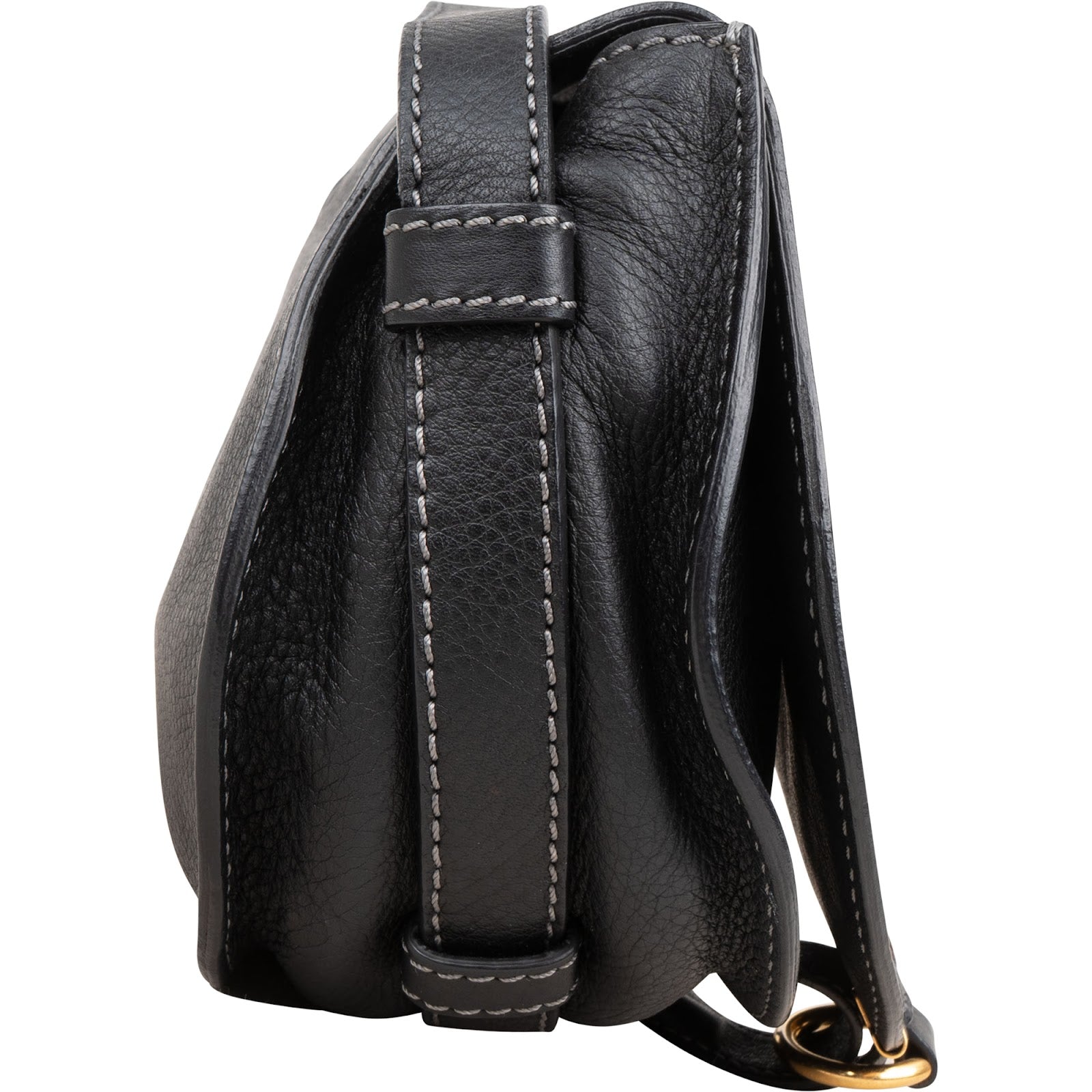 Chloé Grained Leather Mini Marcie Saddle Crossbody Bag
