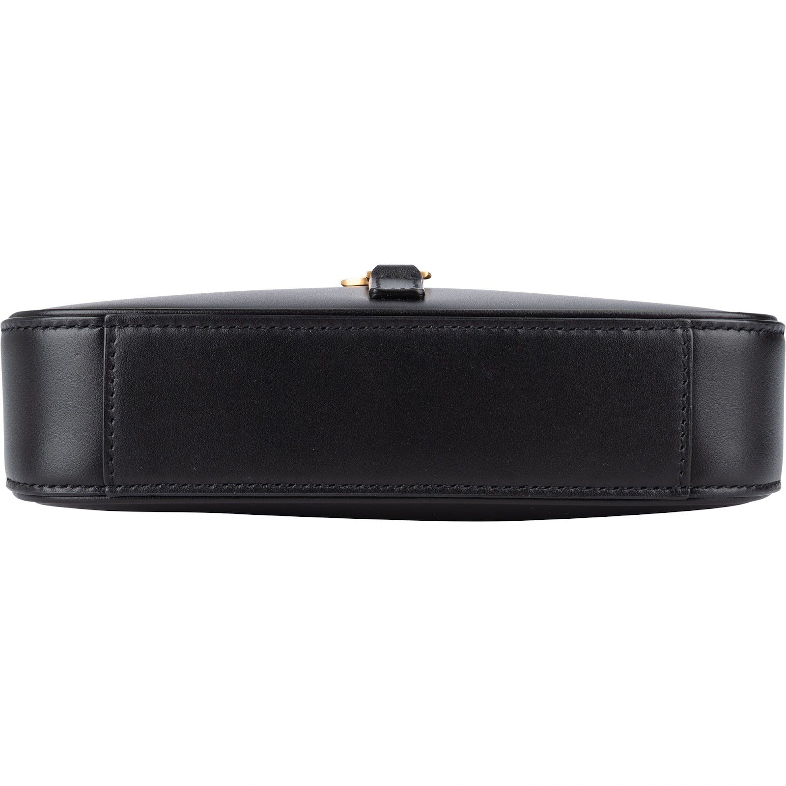 Saint Laurent Black Leather 5 à 7 Mini Hobo Handbag