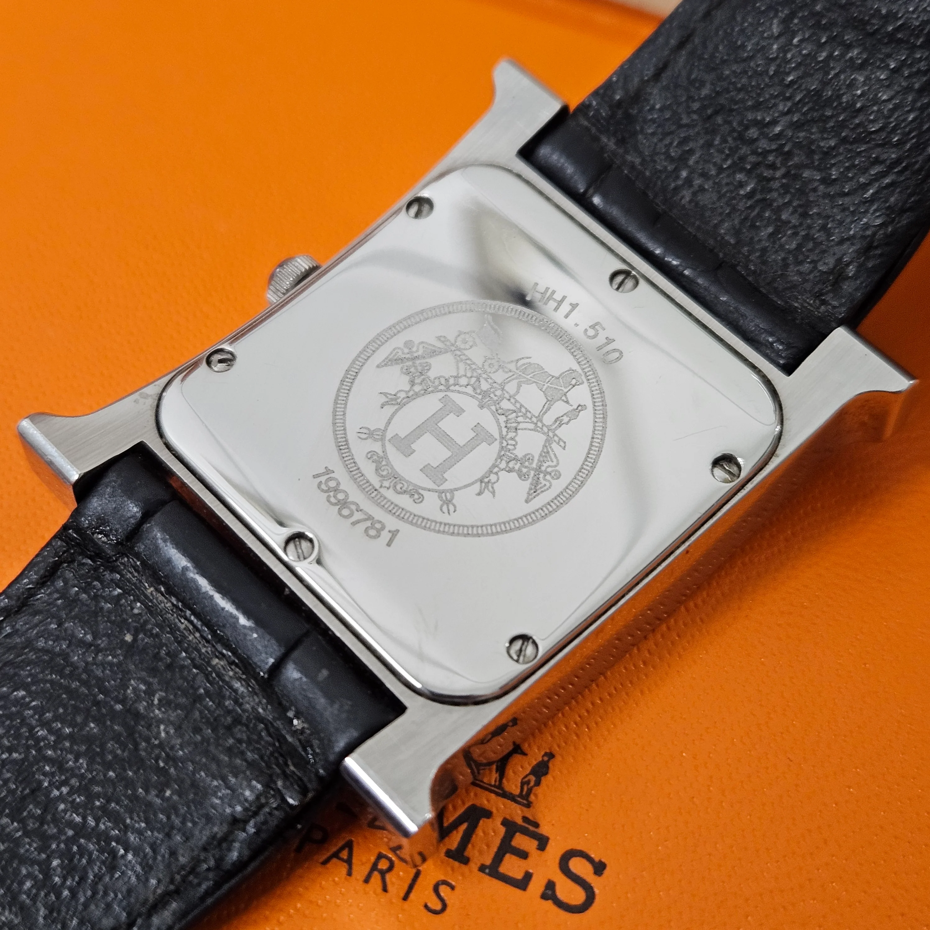 Hermès Silver Tone Heure H H1.510 Women Watch