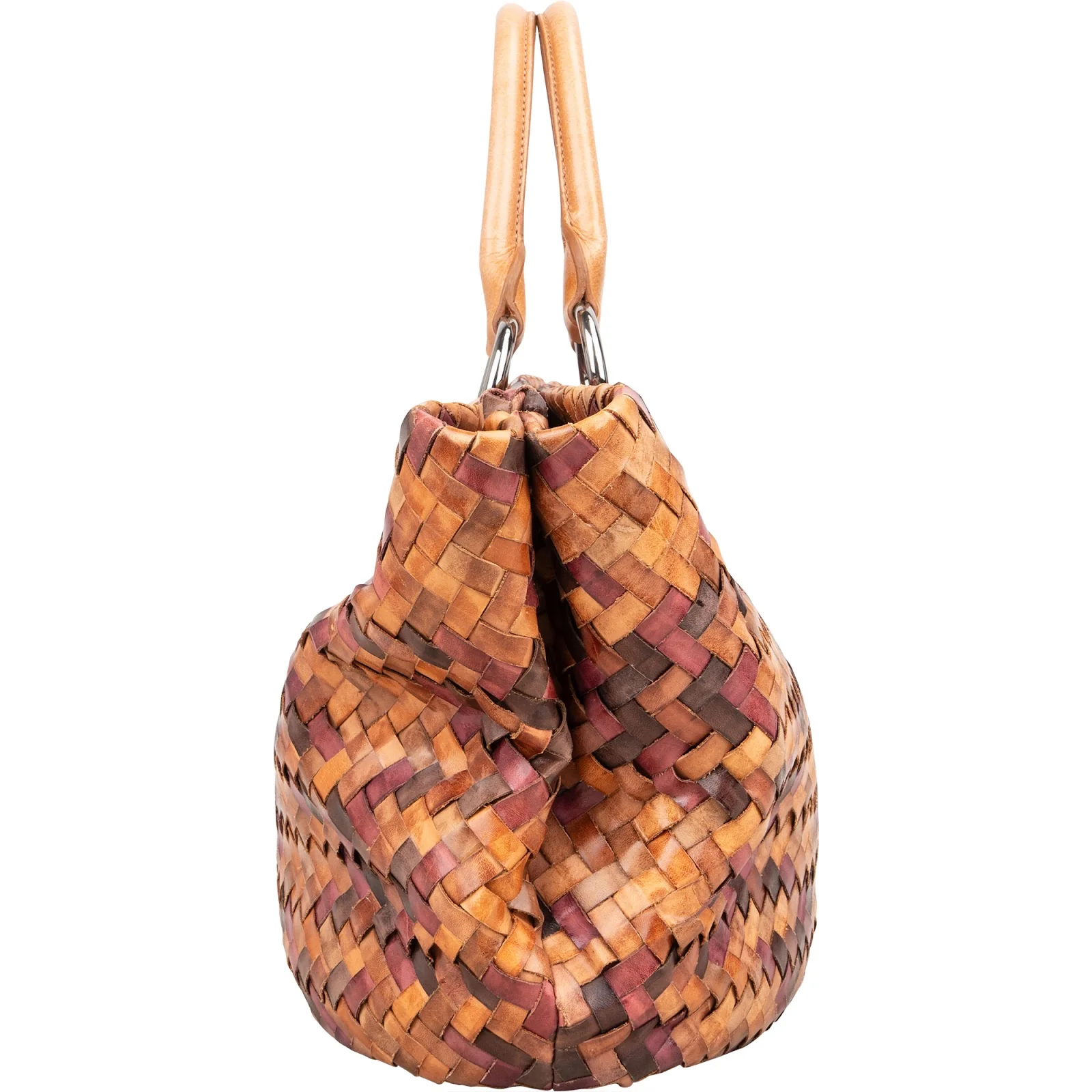 Miu Miu Intrecciato Multicolor Stone Handbag