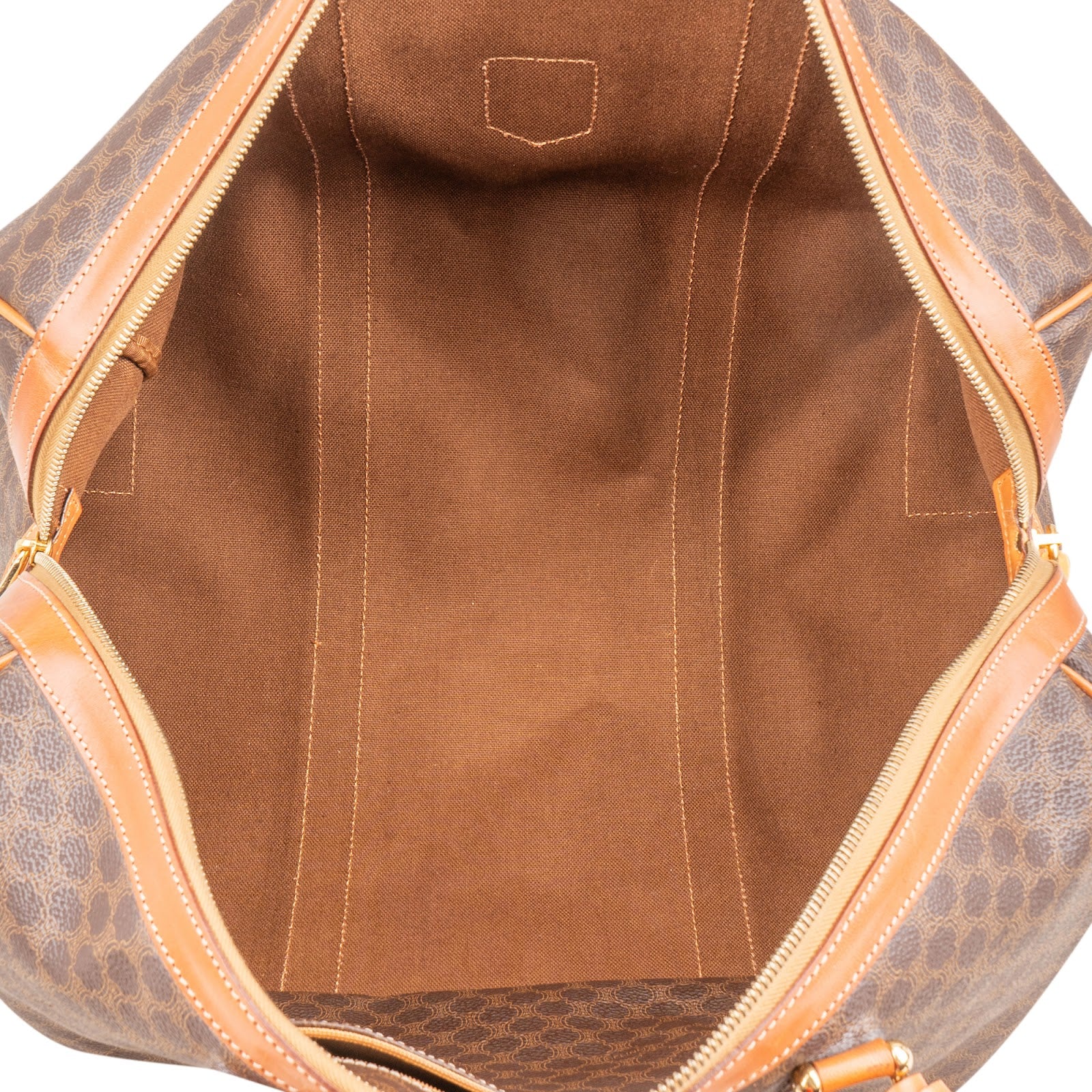 Celine Monogram Macadam Canvas Boston 45 Reisetasche