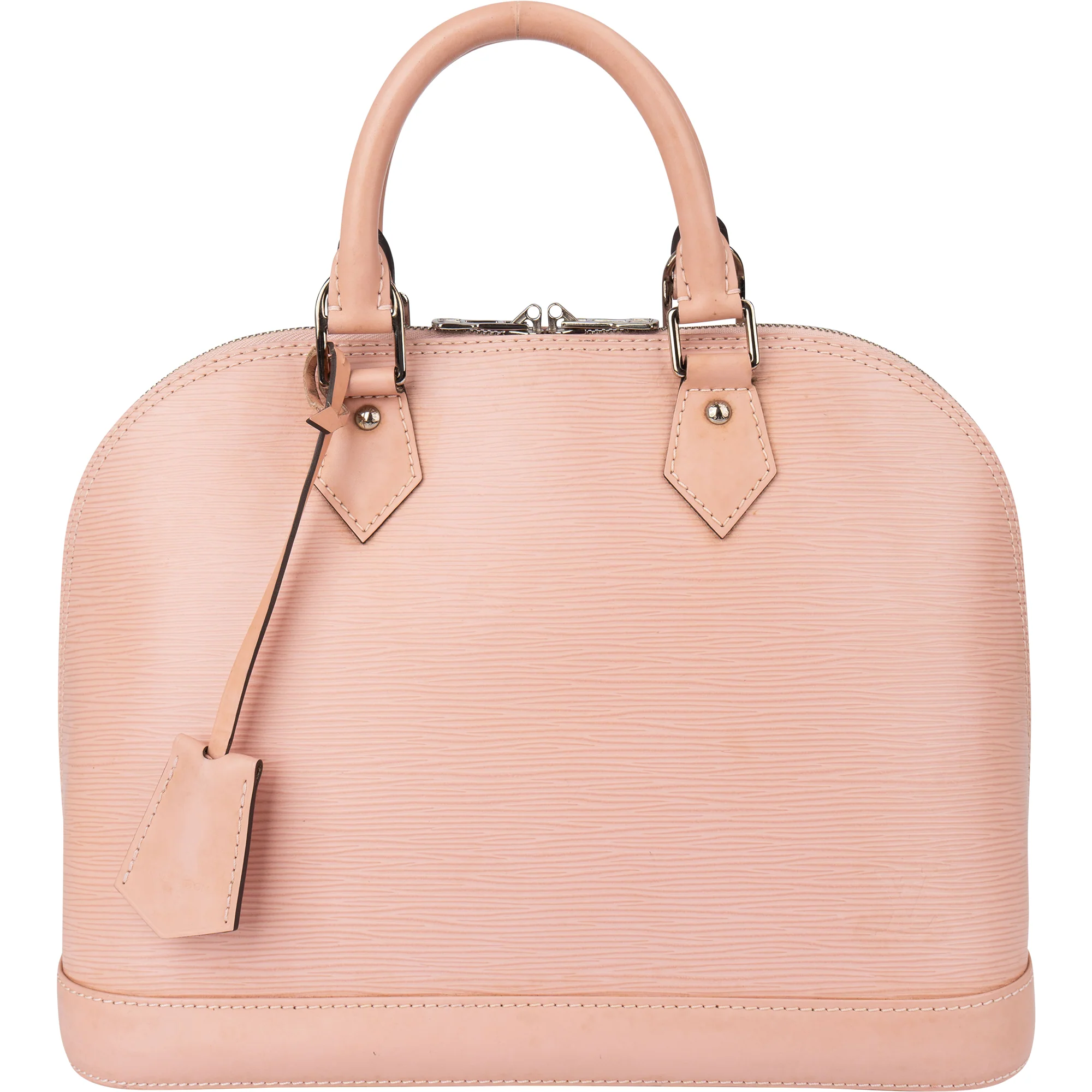 Louis Vuitton Rose Balleri Epi Leather Alma PM Handbag