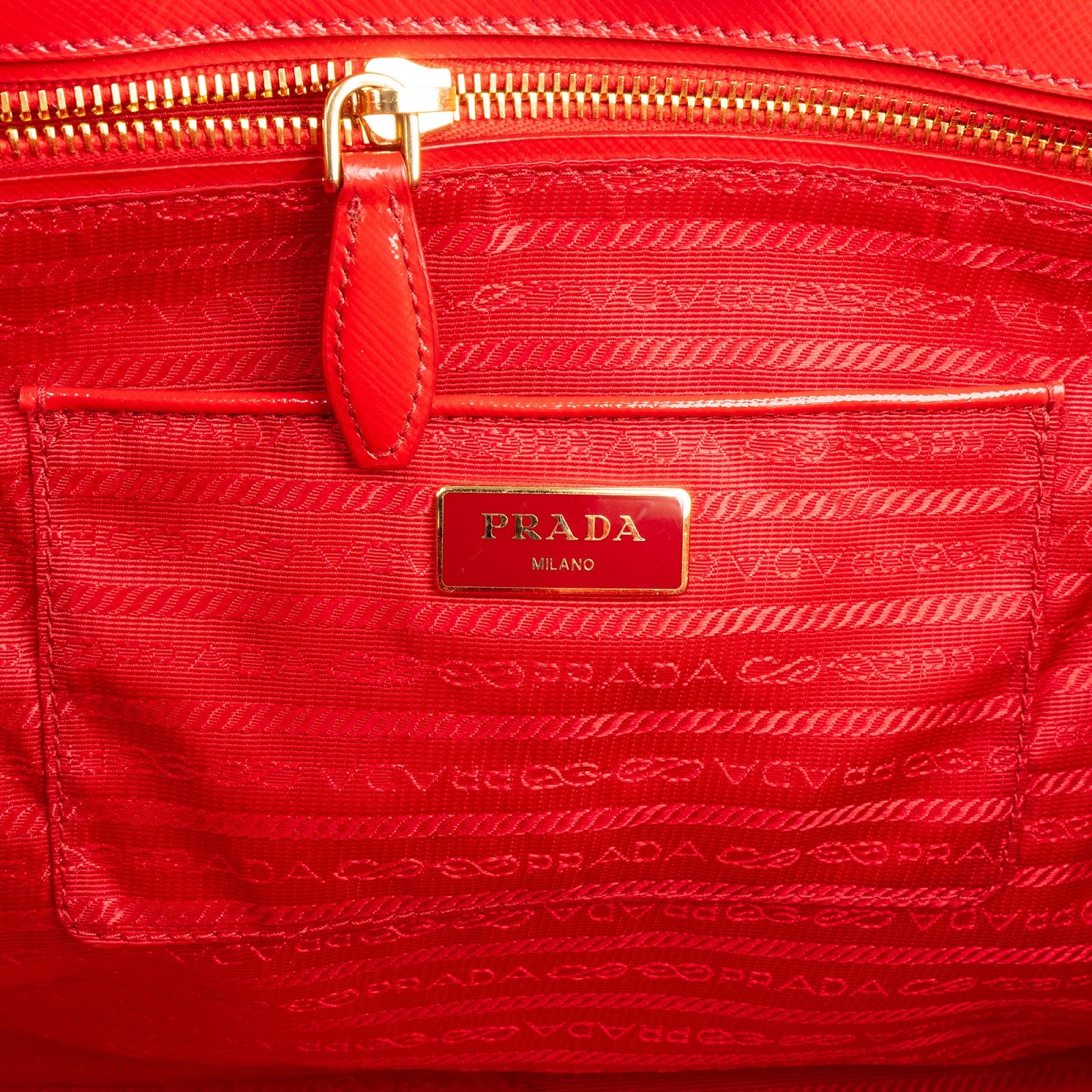 Prada – Saffiano Vernice Galleria Handtasche