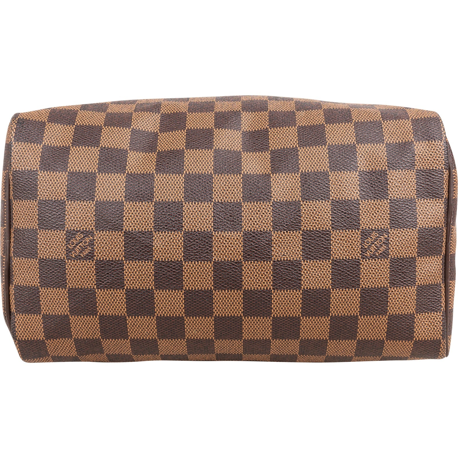 Louis Vuitton Monogram Damier Ebene Speedy 25 Boston Bag