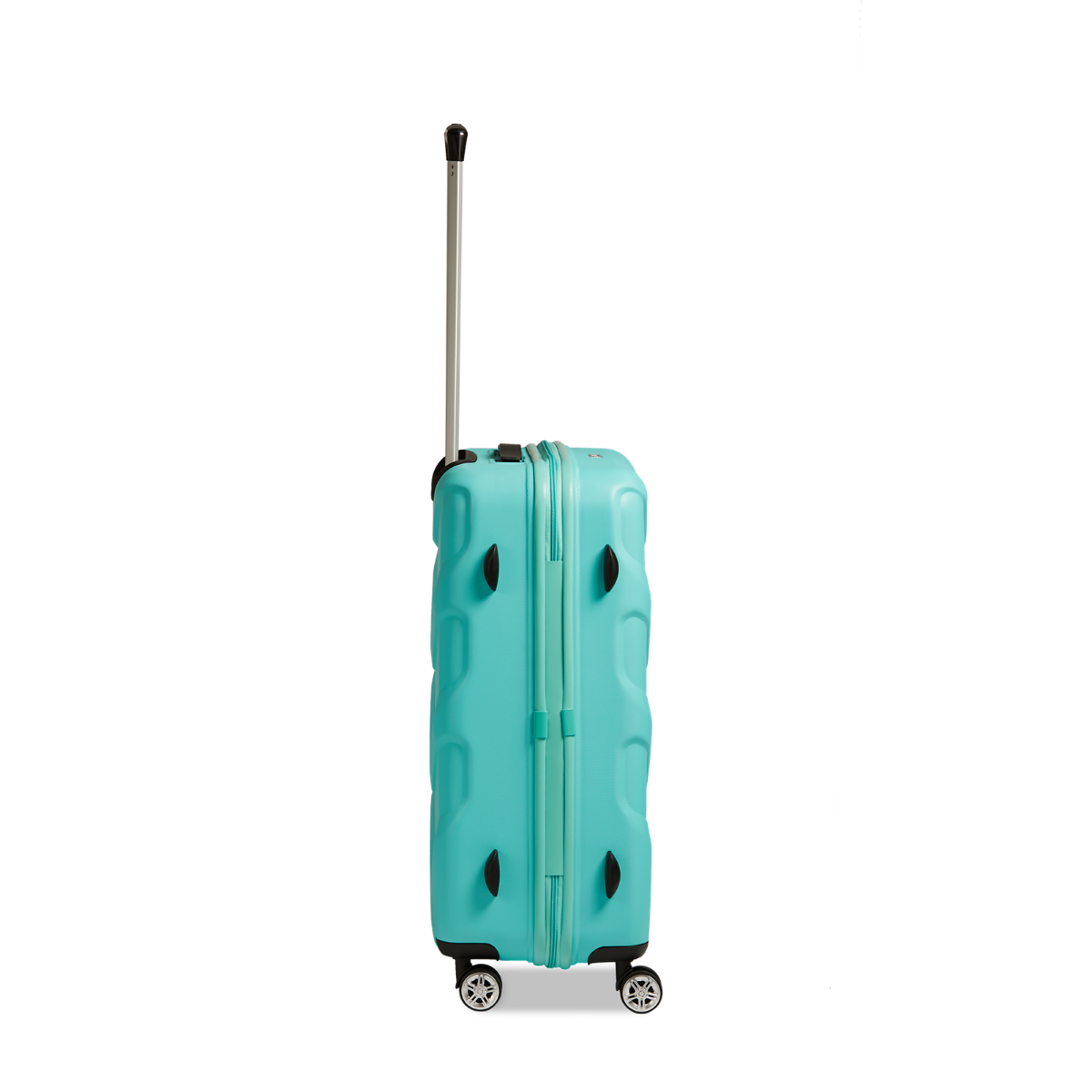 3-tlg. Hartschalen-Koffer-Set mit 4 Rollen, Arrow 2 - Turquoise