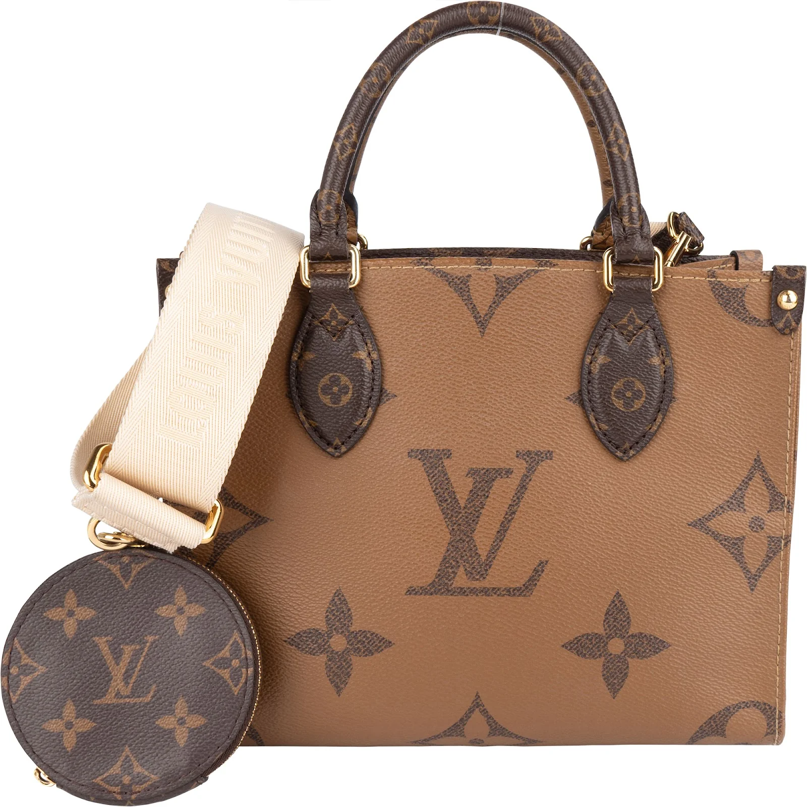 Louis Vuitton Monogram Reverse Canvas OnTheGo PM Handbag