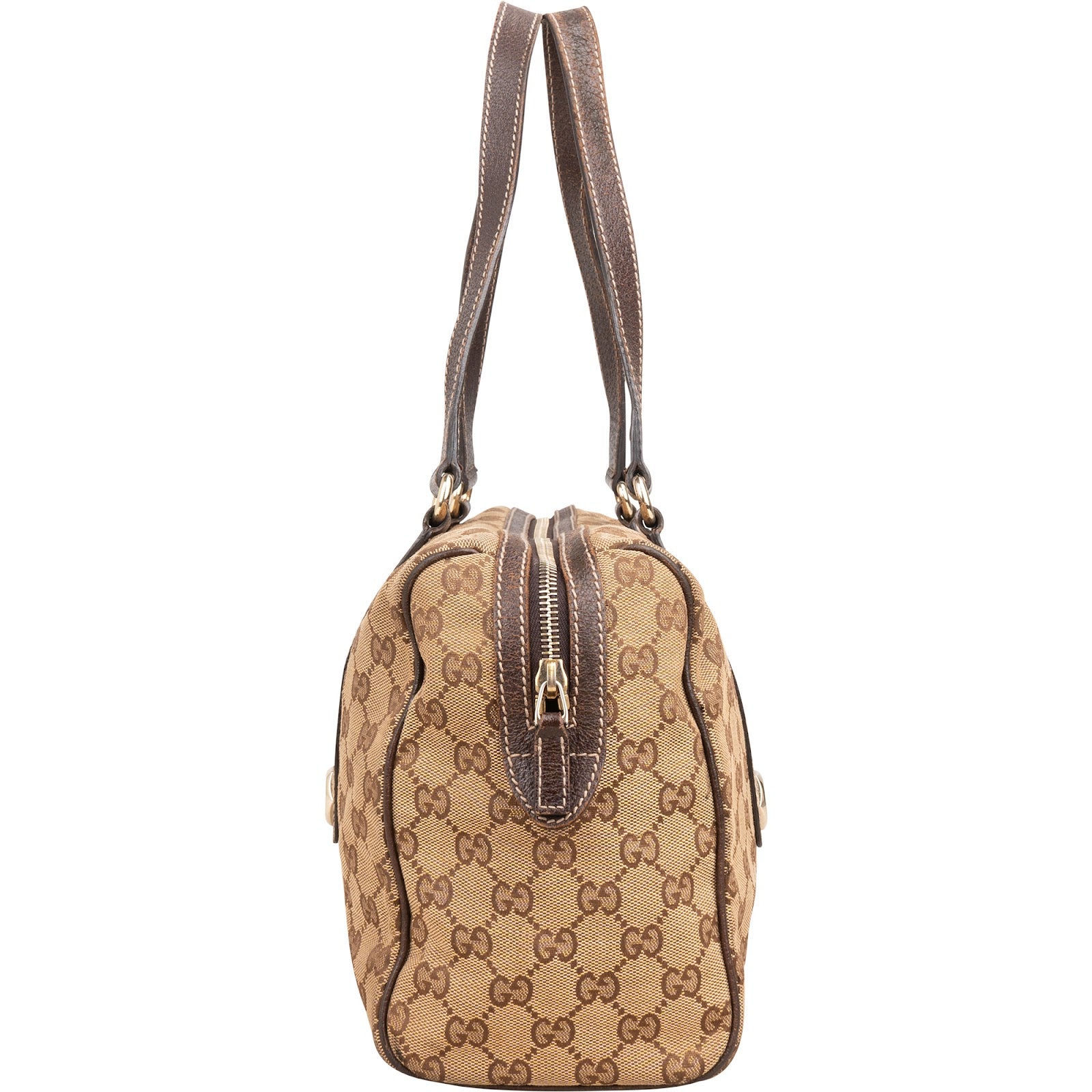 Gucci - Monogram GG Canvas Boston 35 Shoulder Bag
