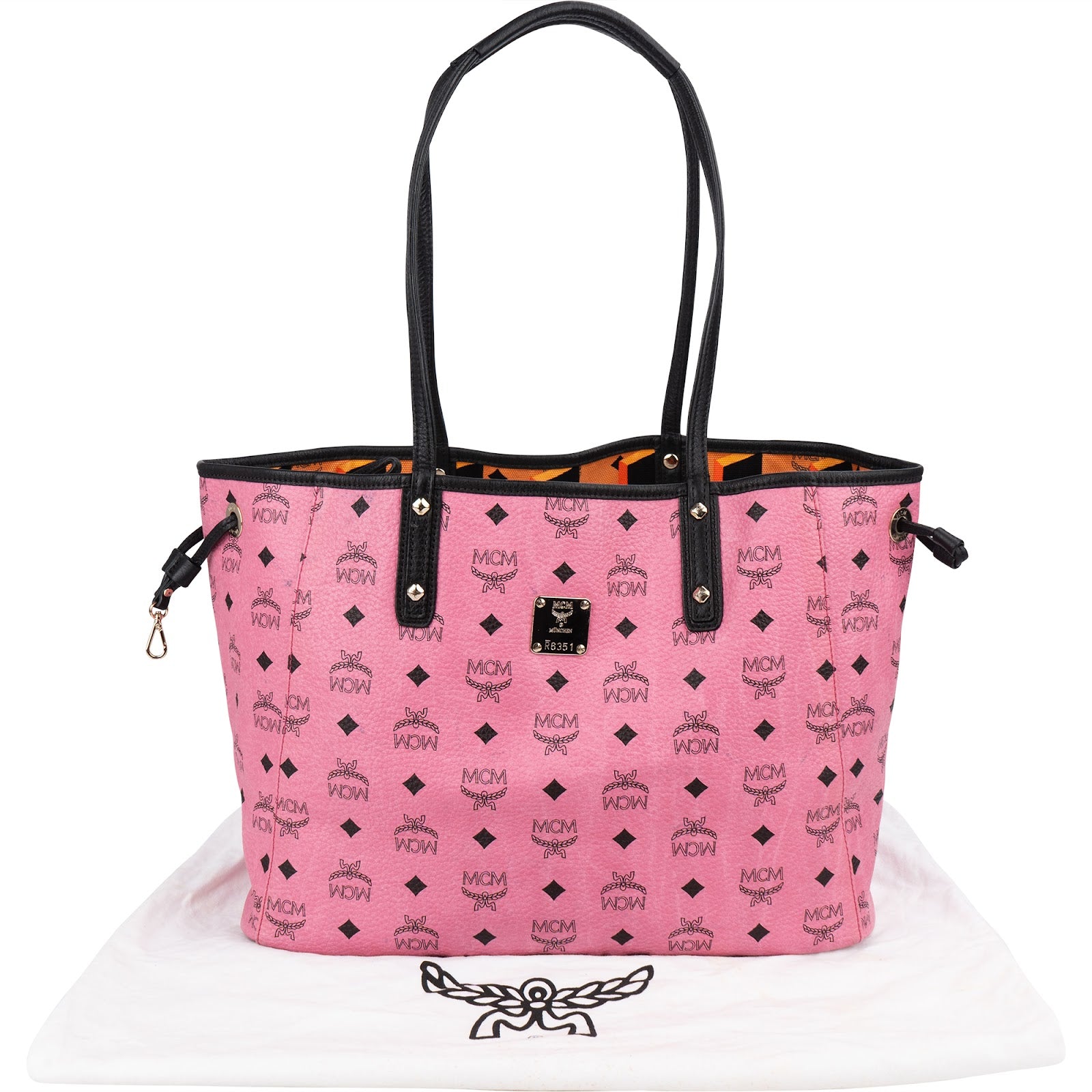 MCM Monogram Visetos Liz Reversible Shopper