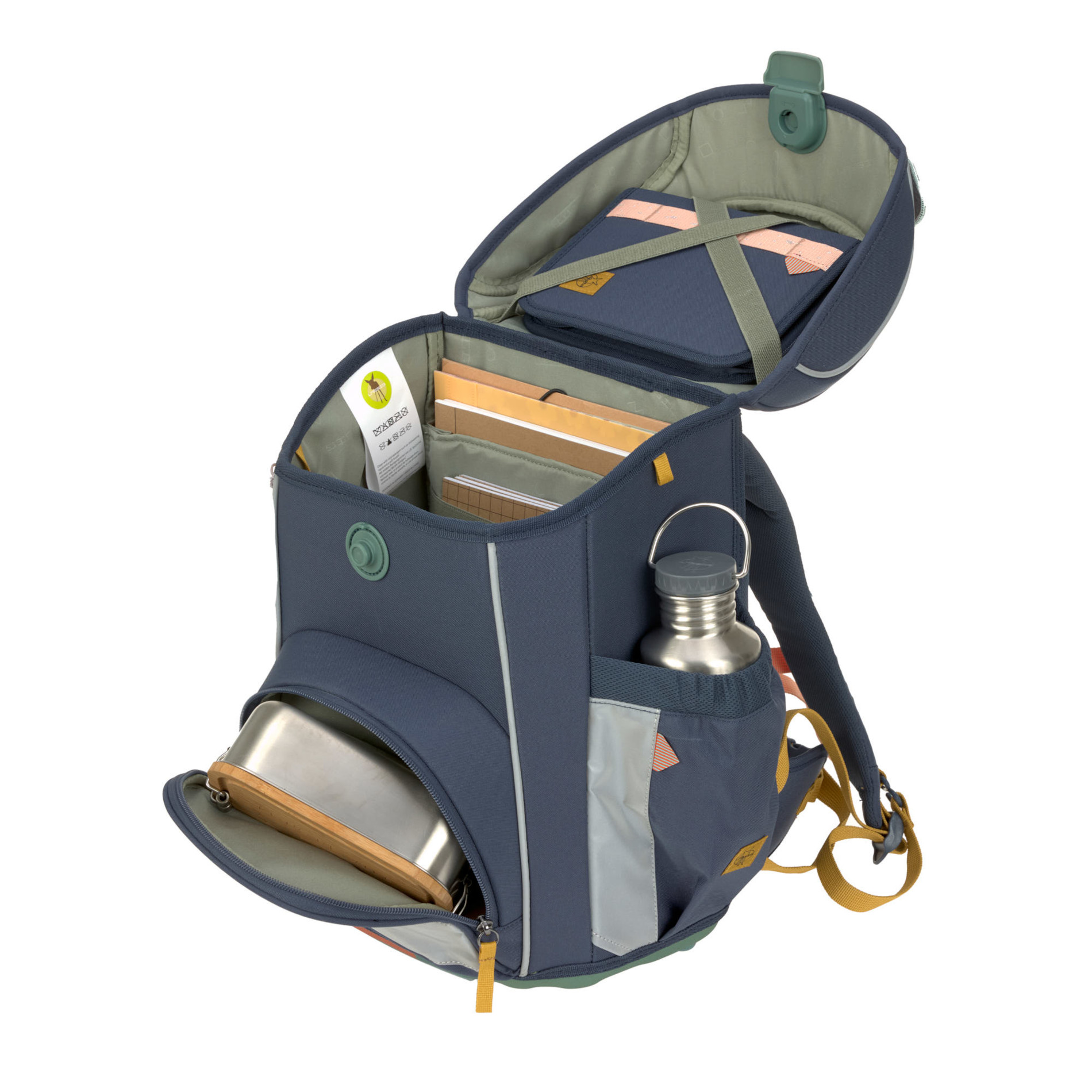 School Set Slim Unique Schulranzenset 6tlg. - navy