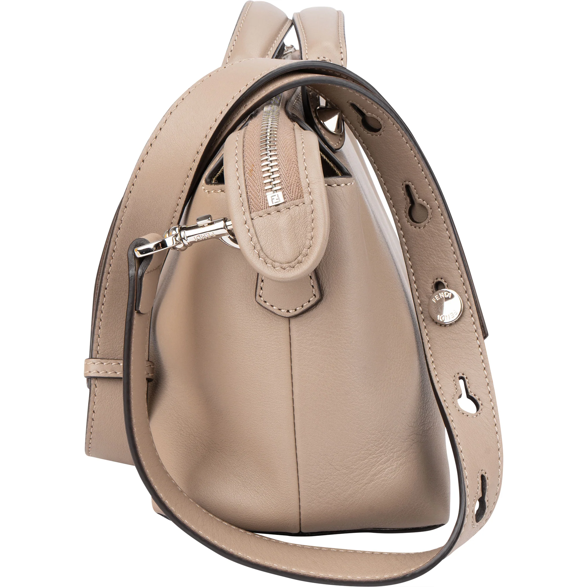 Fendi Taupe Leather By The Way Handbag