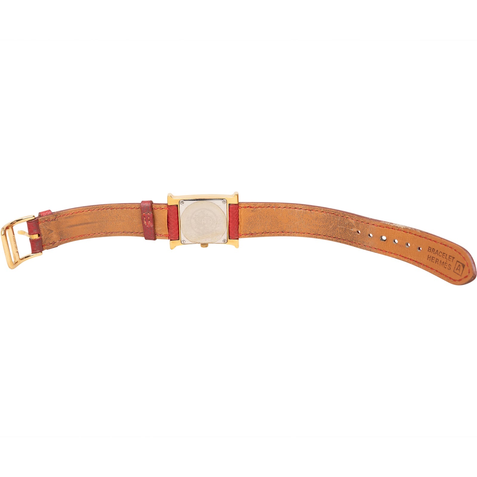 Hermès Gold Tone Heure H HH1.201 Damenuhr