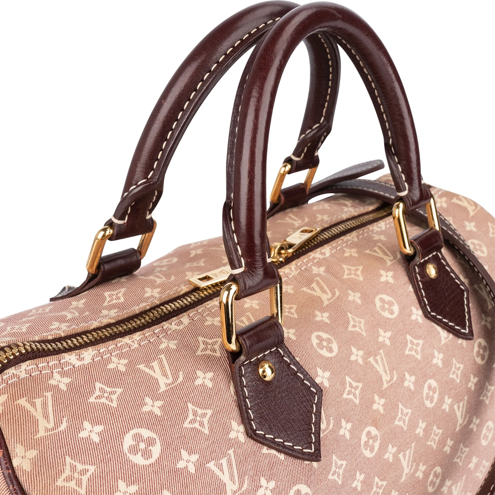 Louis Vuitton Monogram Mini Lin Speedy 30 Bandoulière Boston Bag