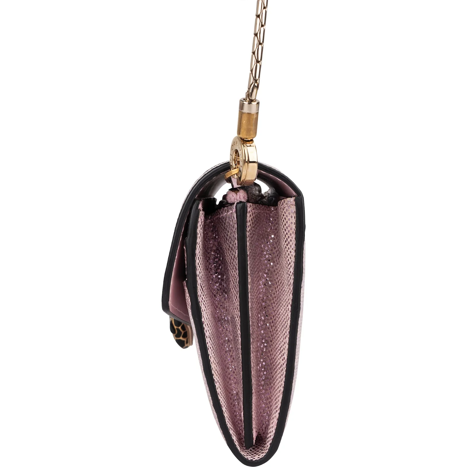 Bvlgari Metallic Serpenti Forever Wallet On Chain Crossbody Bag