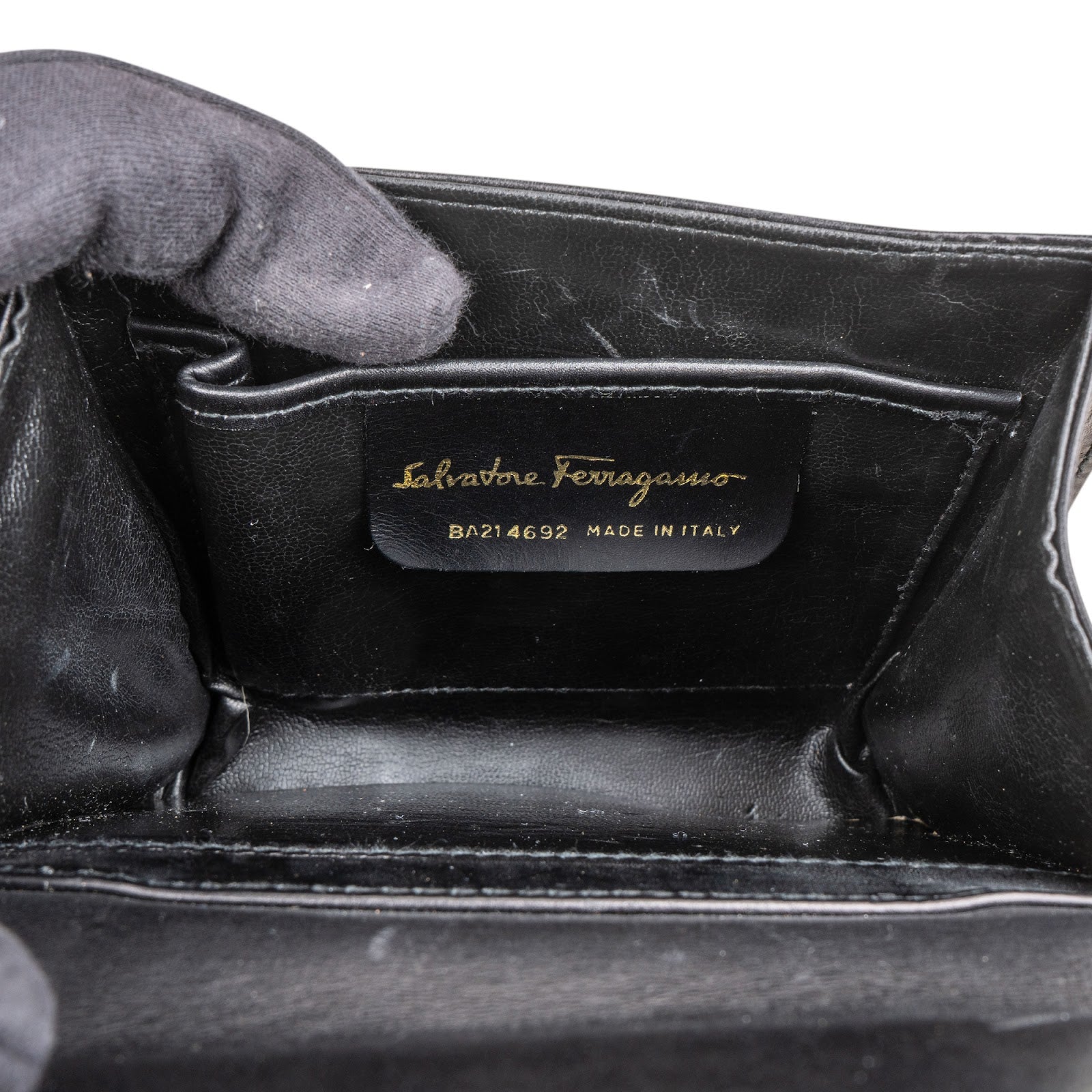 Salvatore Ferragamo Leather Gancini Flap Crossbody Bag