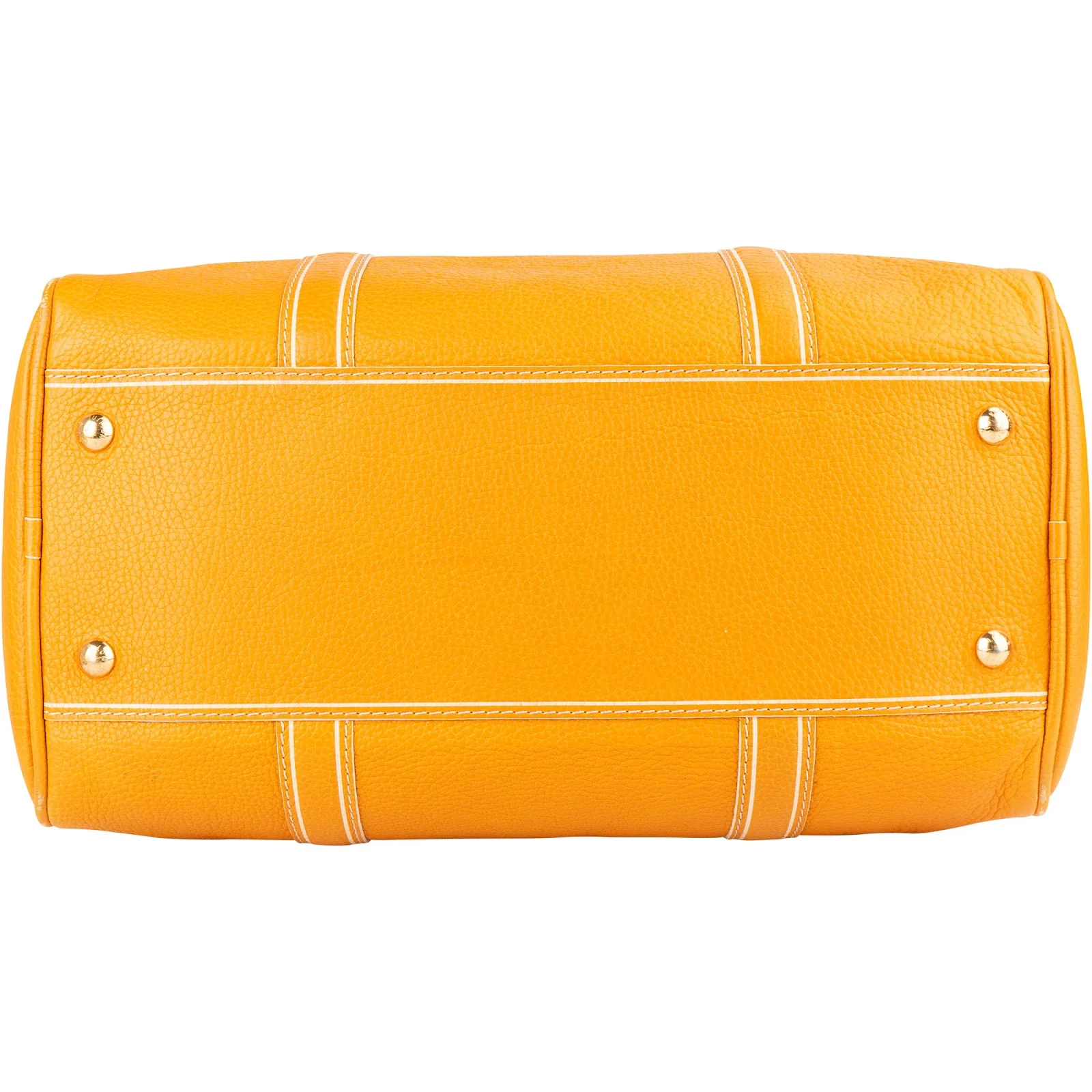 Louis Vuitton Yellow Taurillon Jaune Tobago Weekender 45 Reisetasche