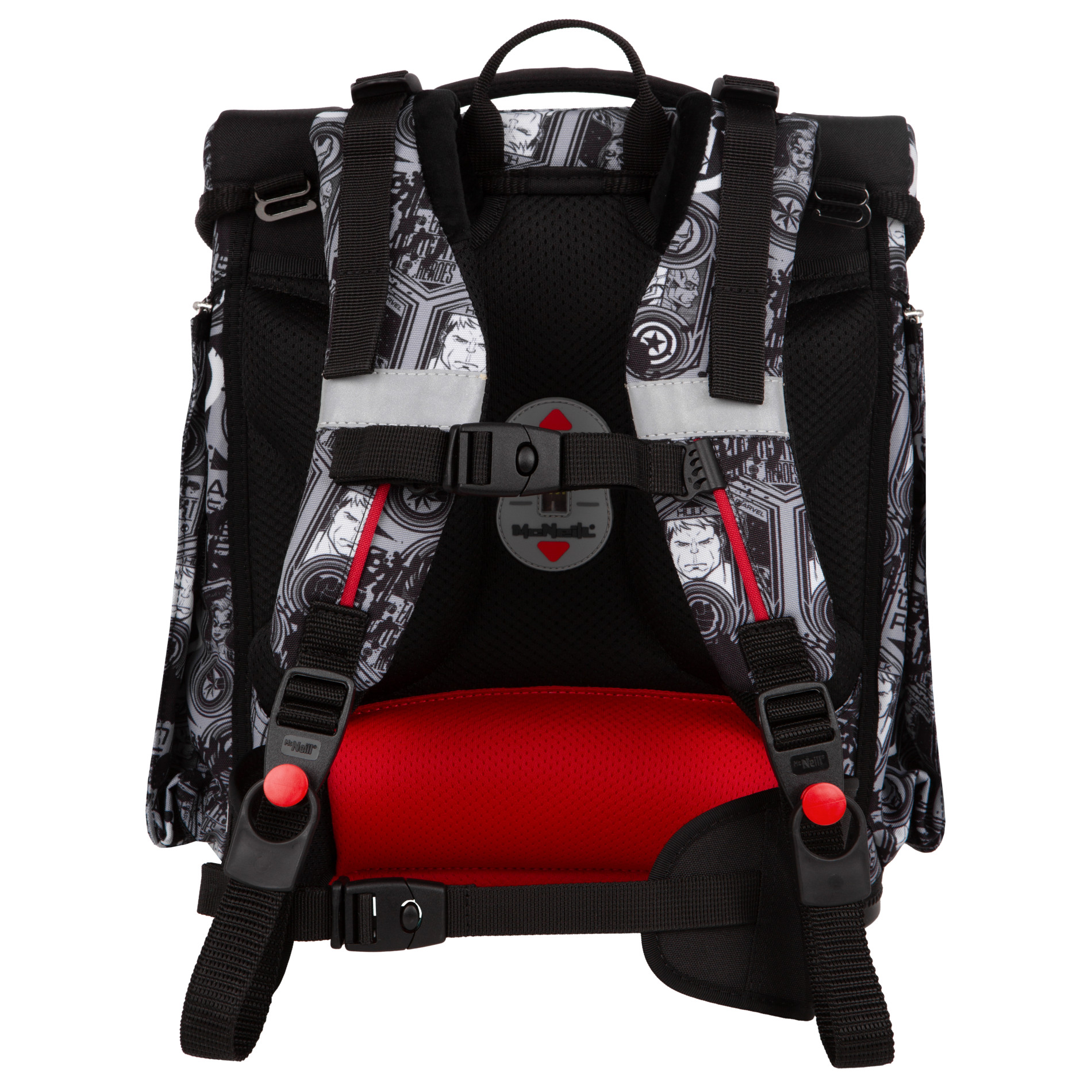 McNeill Disney Schulranzen-Set PERFECTO 5tlg. - MARVEL-AVENGERS