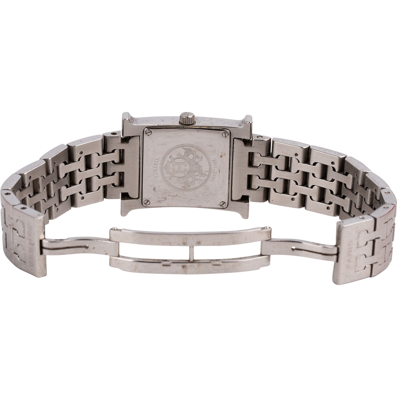 Hermès Silver Tone Heure H HH1.210 Damenuhr