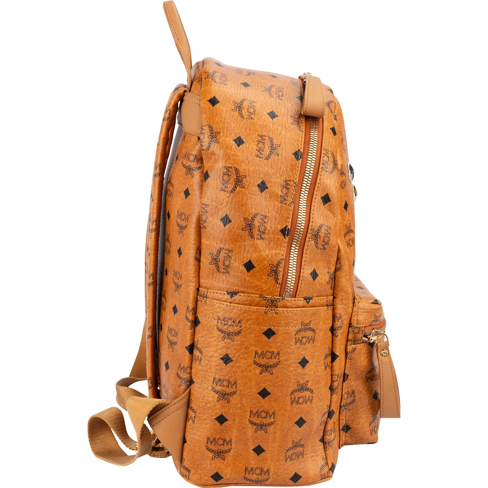 MCM Monogram Visetos Studded Backpack