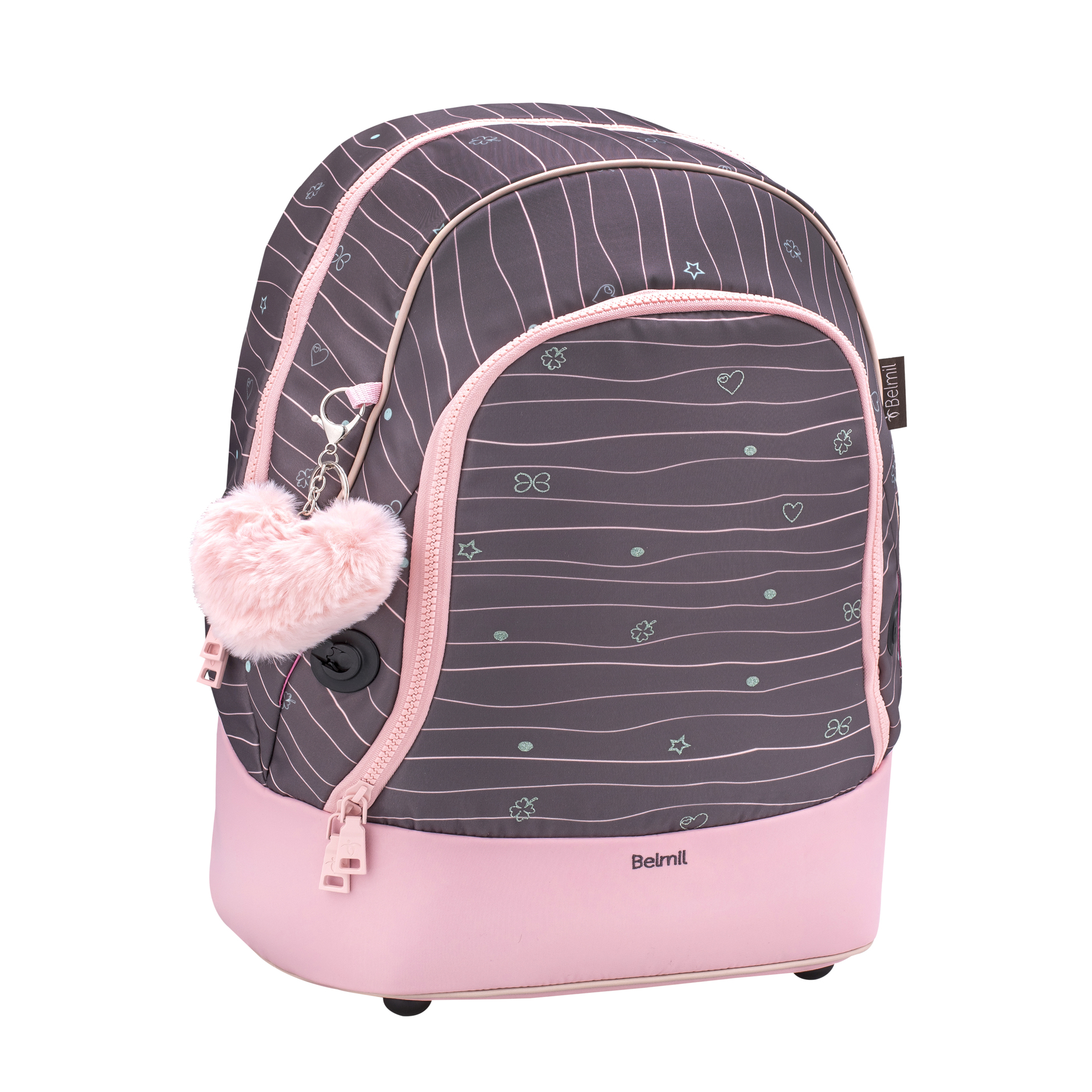 2-IN-1 Schultasche & Gürteltasche 2-teilig - Mint