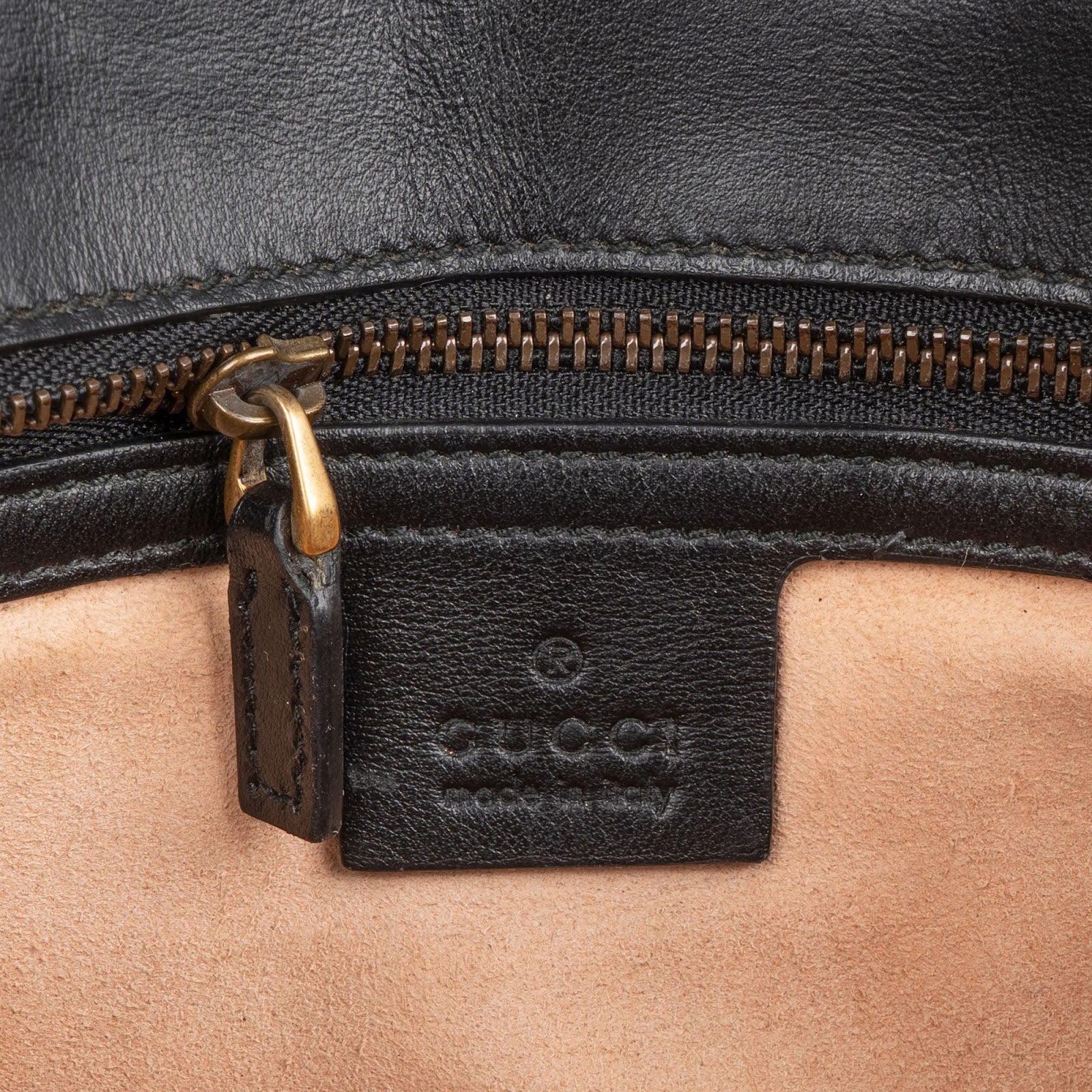 GUCCI Matelassé Leather GG Marmont Crossbody Bag