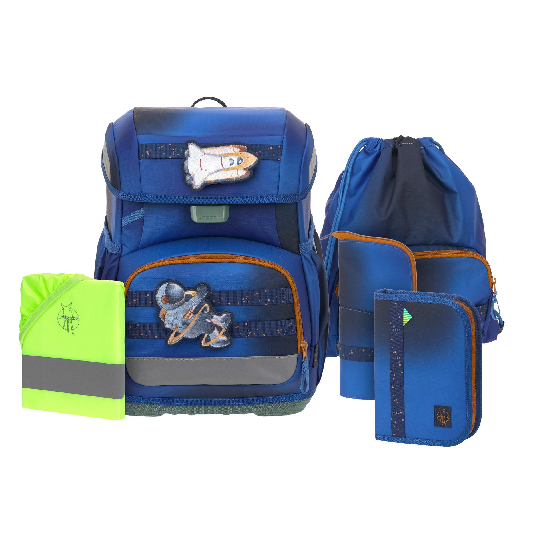 School Set Light Unique Schulranzenset 5tlg. - Space blue