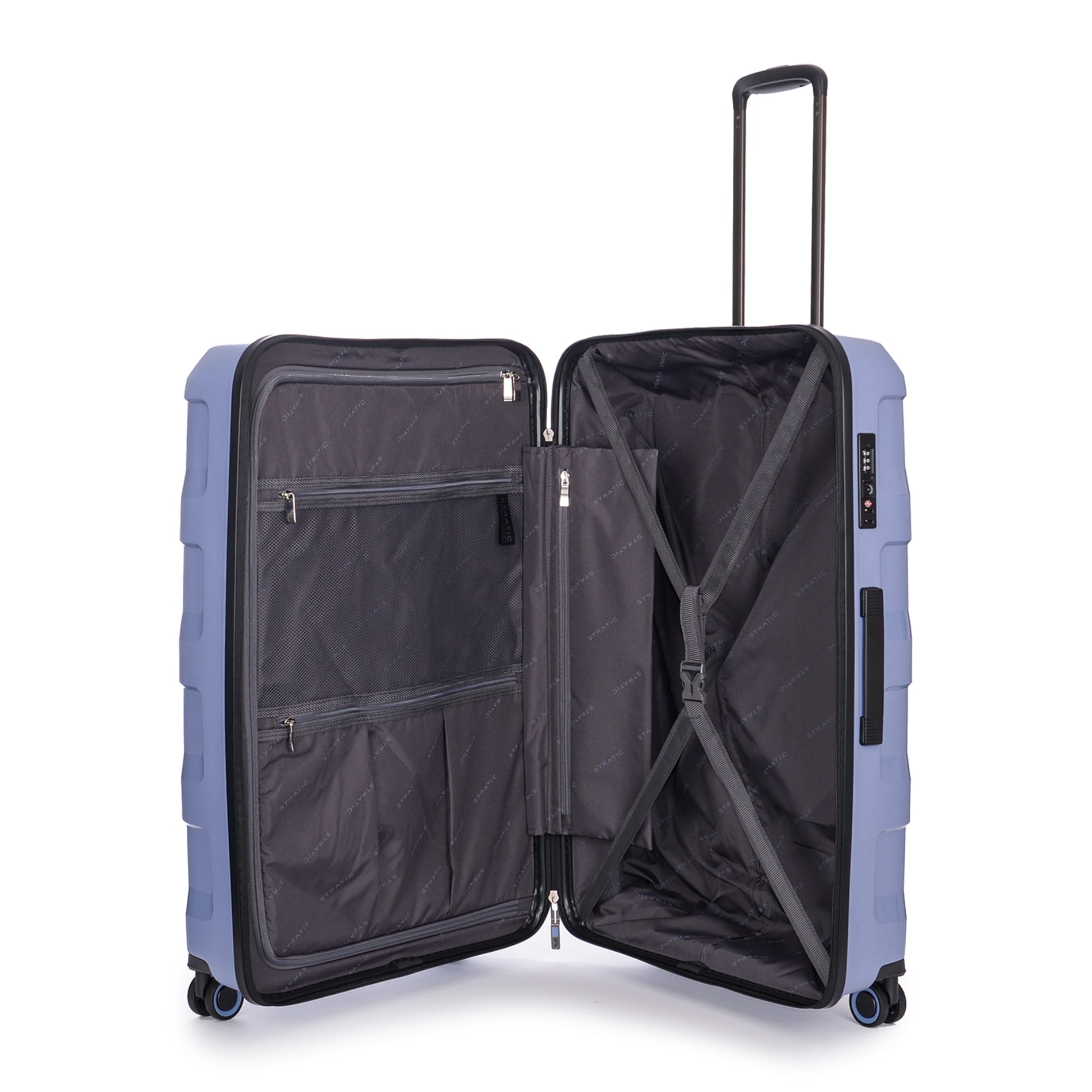 Straw - Hartschalen-Koffer L (bis 76cm) - light blue