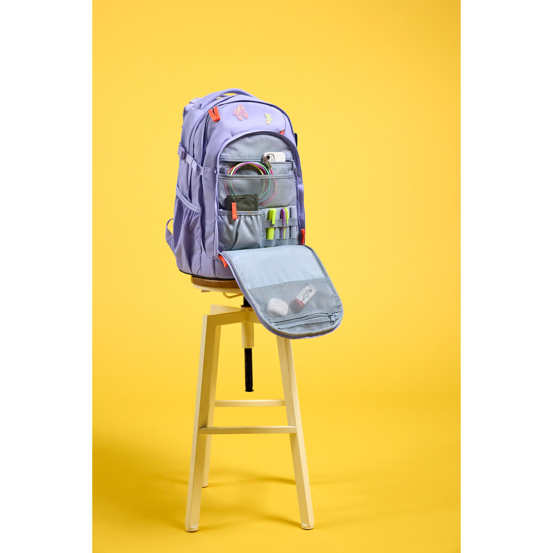 School Backpack Origin Bold - Lavender