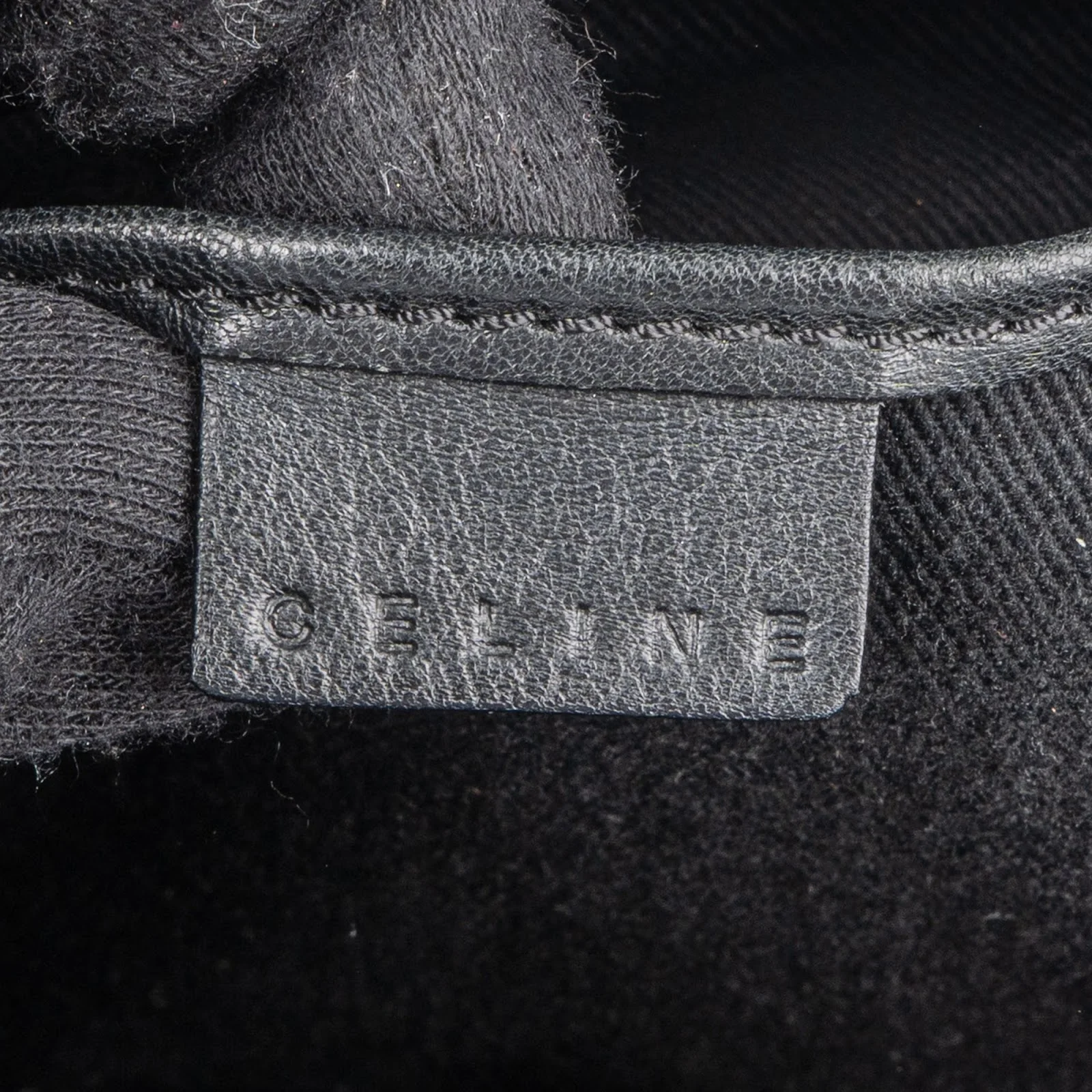 Celine Black Macadam Nylon Boston Shoulder Bag