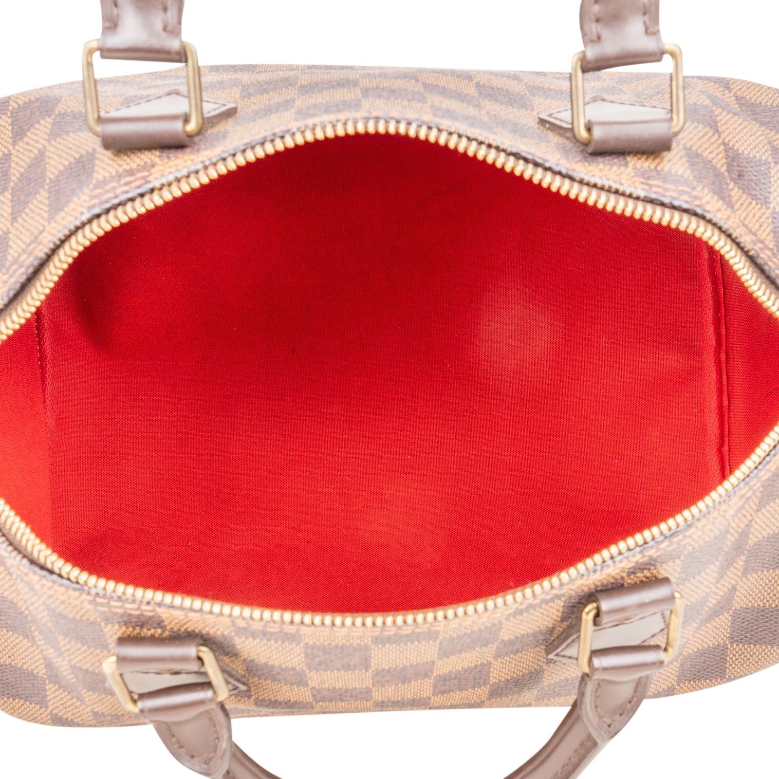 Louis Vuitton Monogram Damier Ebene Speedy 30 Boston Bag