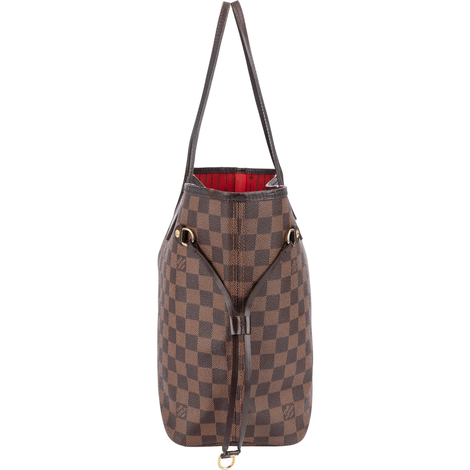Louis Vuitton Monogram Damier Ebene Neverfull MM Shopper