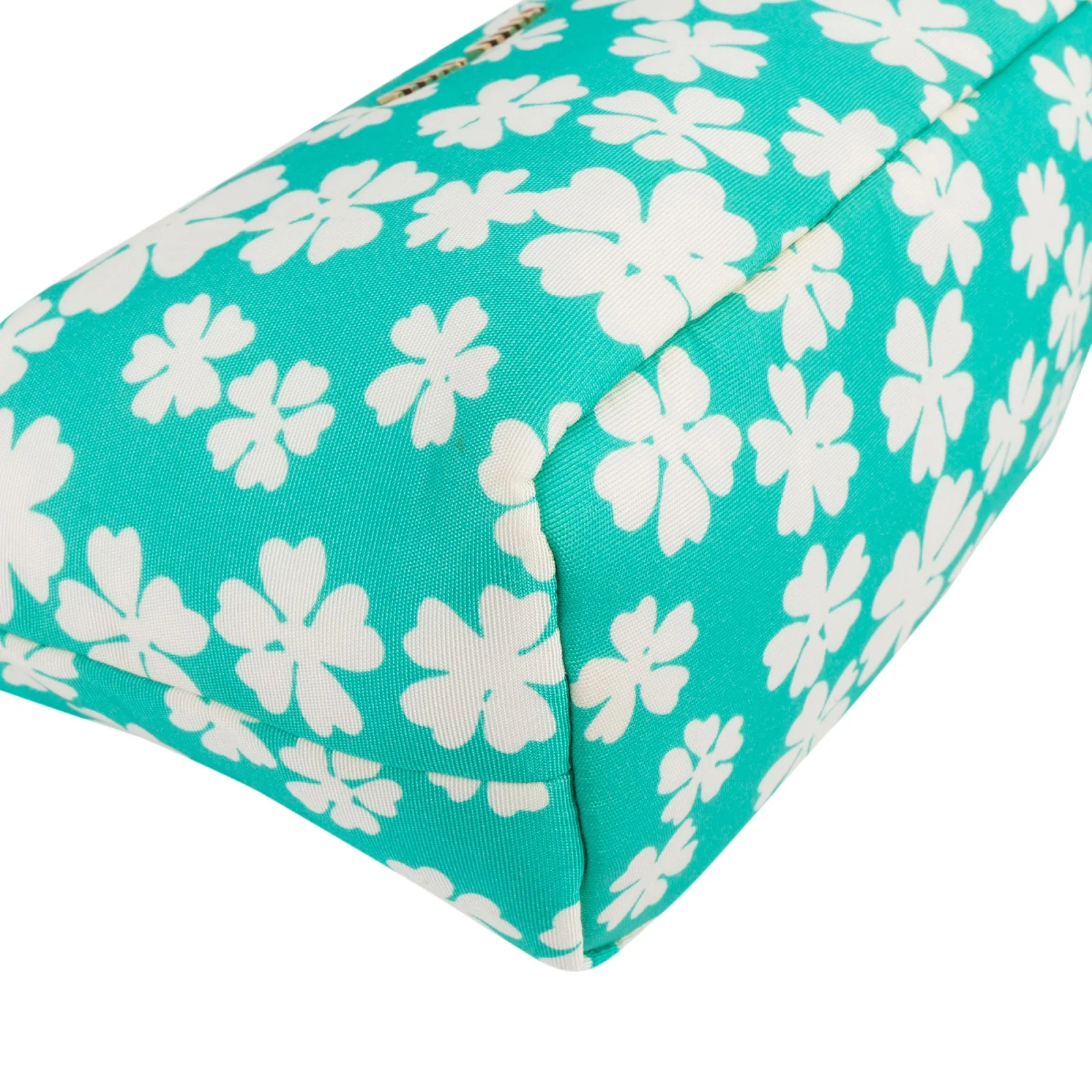 Miu Miu Nylon Flower Print Mini Pouch Handbag