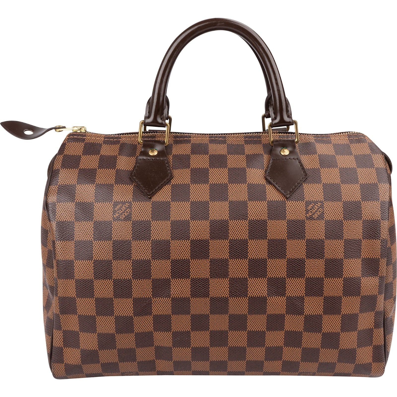 Sac Boston Louis Vuitton Monogram Damier Ebene Speedy 30