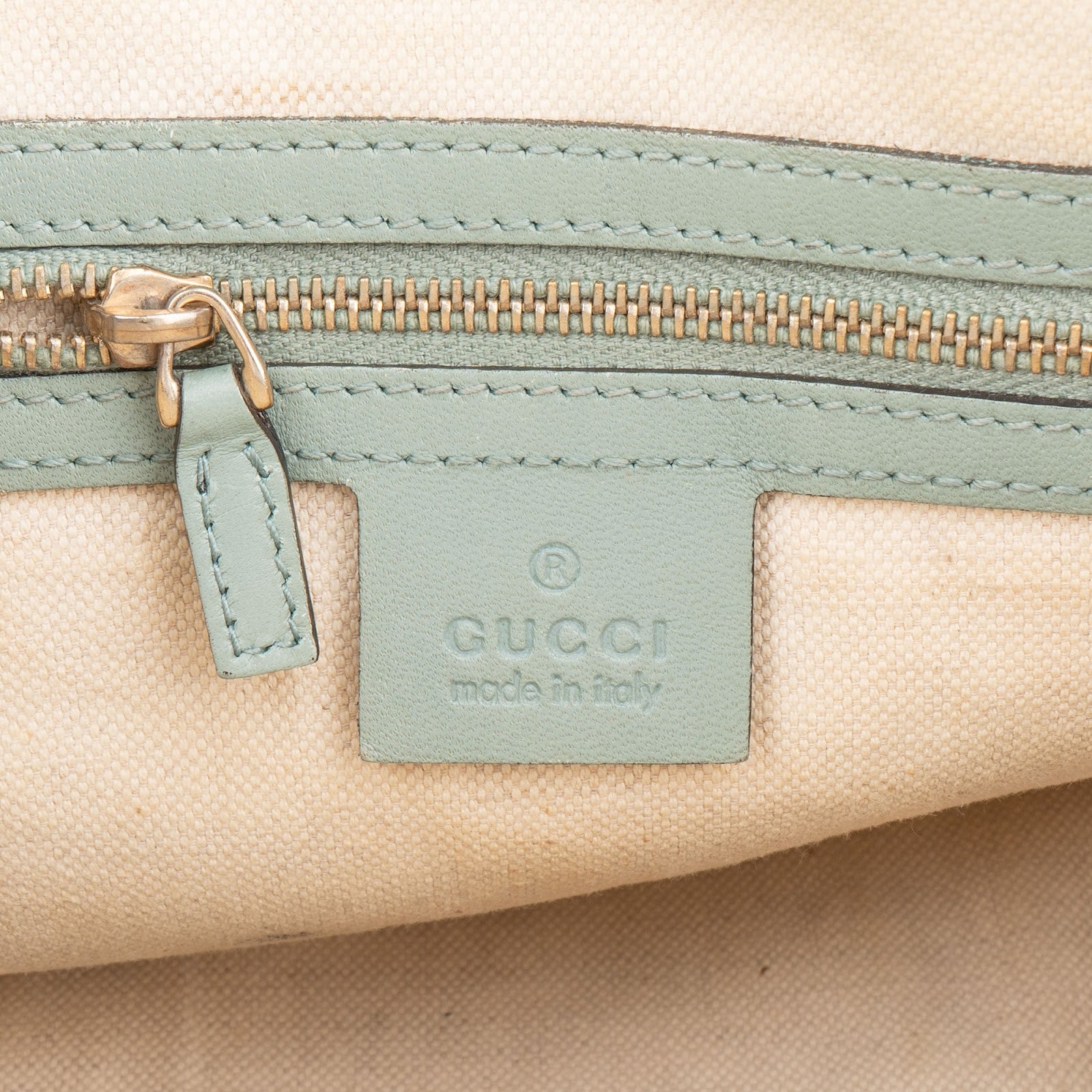Gucci - Monogram GG Web Boston Bag