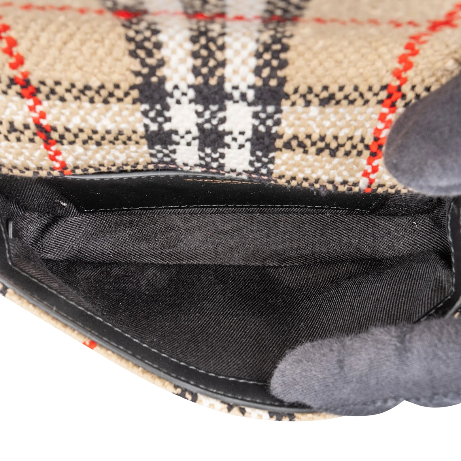Burberry Tweed Check Lola Small Bouclé TB Crossbody Bag