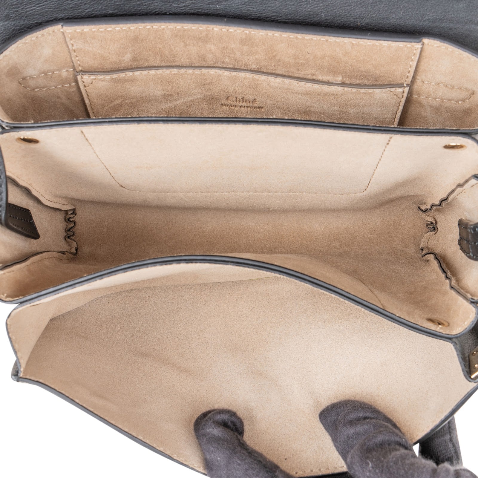 Chloé Suede and Leather Faye Crossbody Bag