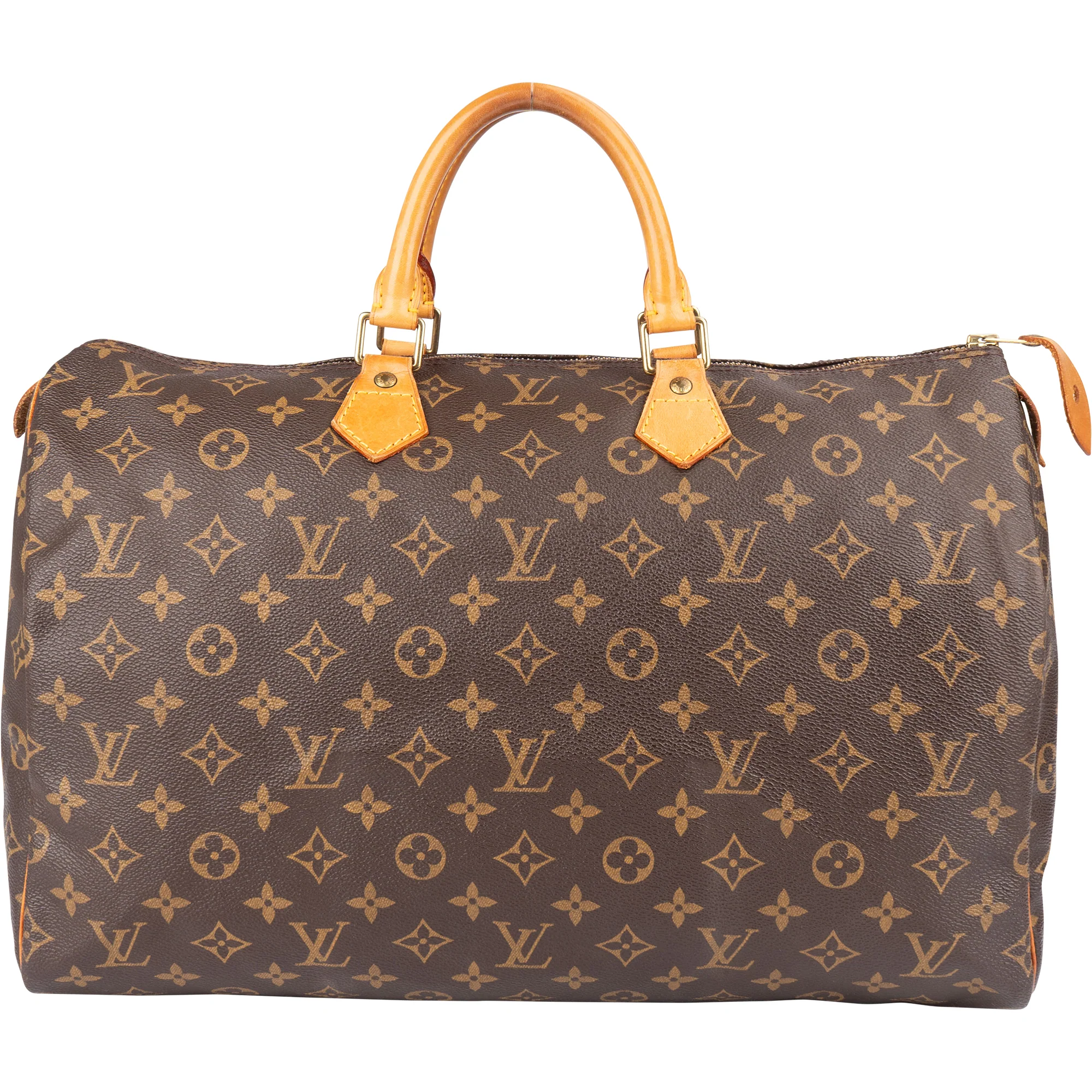 Louis Vuitton Canvas Monogram Speedy 40 Boston Bag