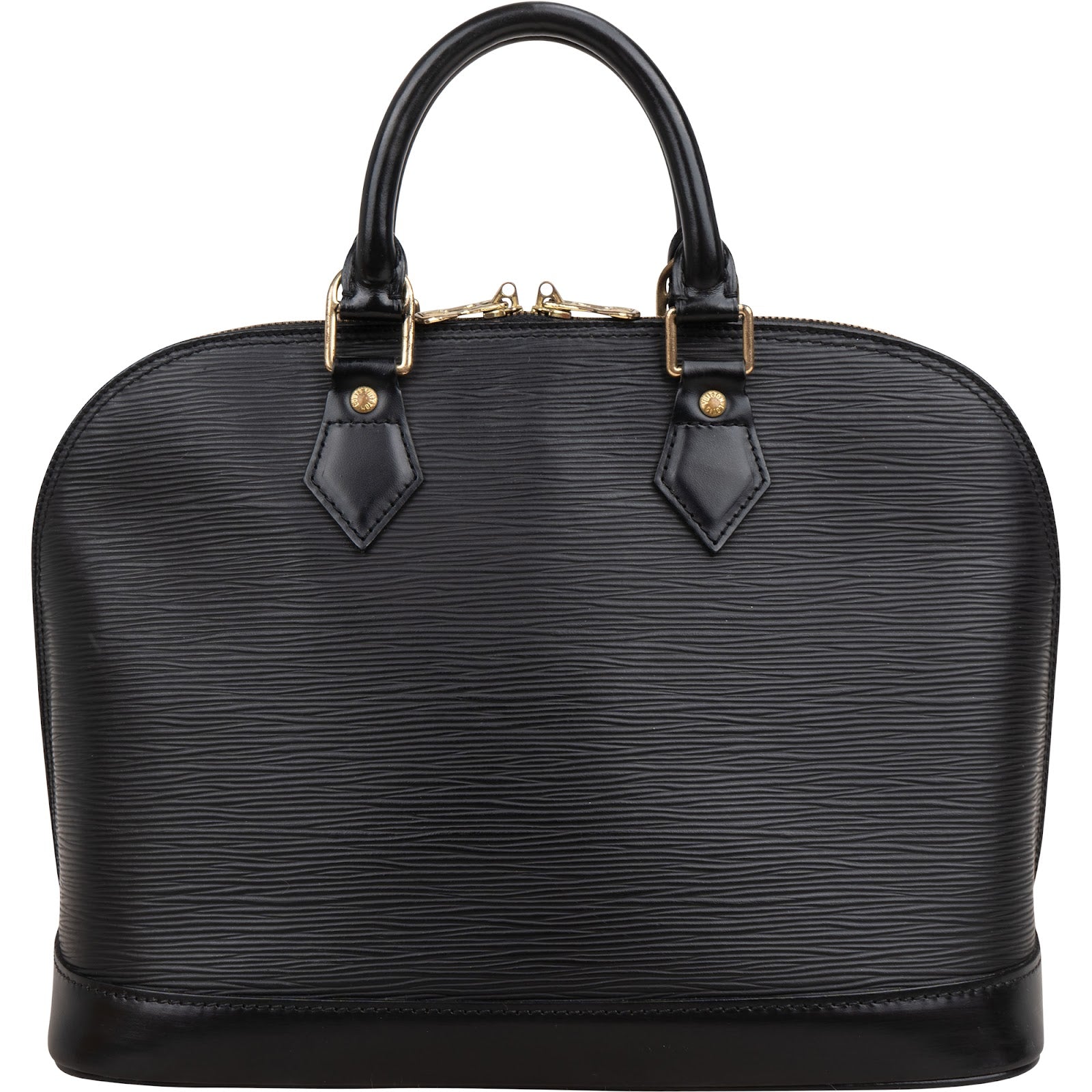 Louis Vuitton Noir Epi Leather Alma PM Handbag