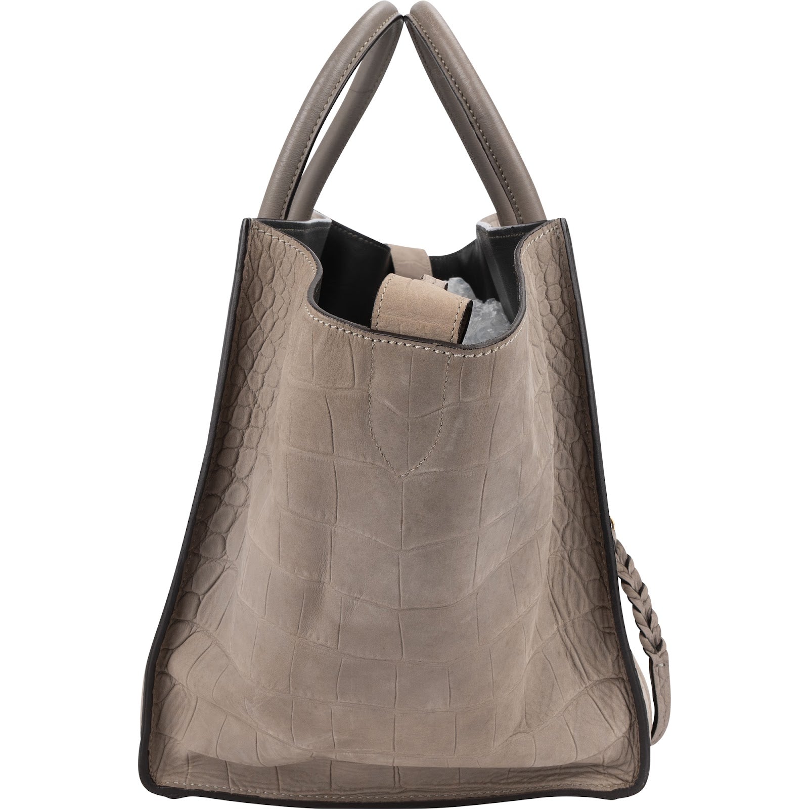 Sac à main Phantomm de Céline en daim et cuir « Croc Optic »